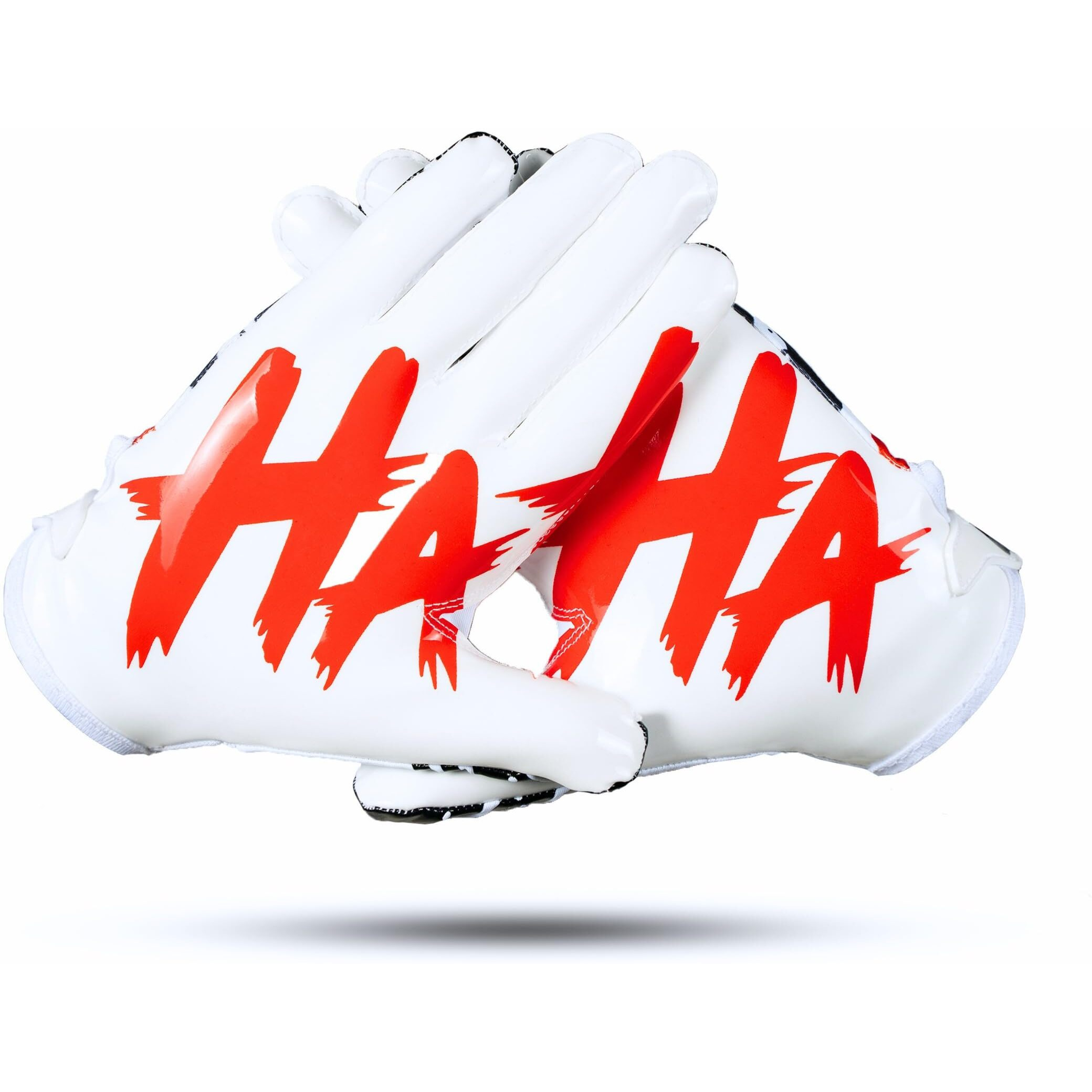 Eternity Gears- Jester Football Gloves - Tacky Grip Skin Tight Adult Gloves - Pro Elite Super Sticky Receiver Football Gloves - Adult Sizes