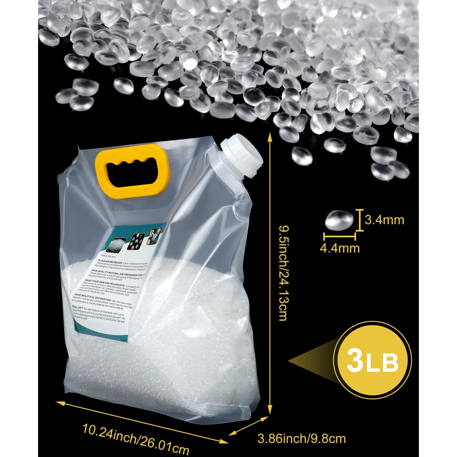 3Lb Unscented Aroma Beads For Car Freshies Freshie Beads Freshie Supplies Diy Homemade Natural Eva Beads Bulk