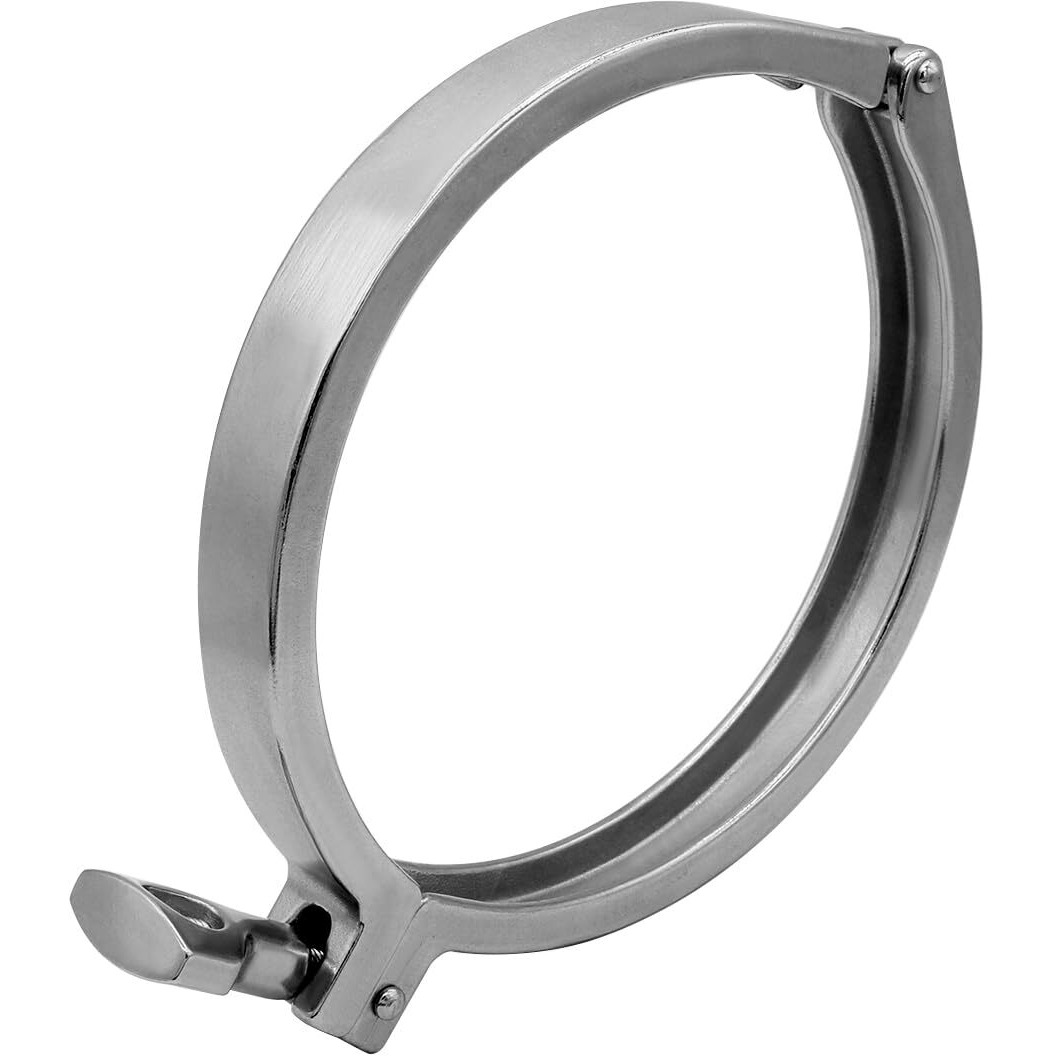 Beduan 3 "" Sanitary Tri Clamp  304 Stainless Steel Single Pin Heavy Duty Tri Clamp Clover With Wing Nut For Ferrule Tc Tube Od 3 ""