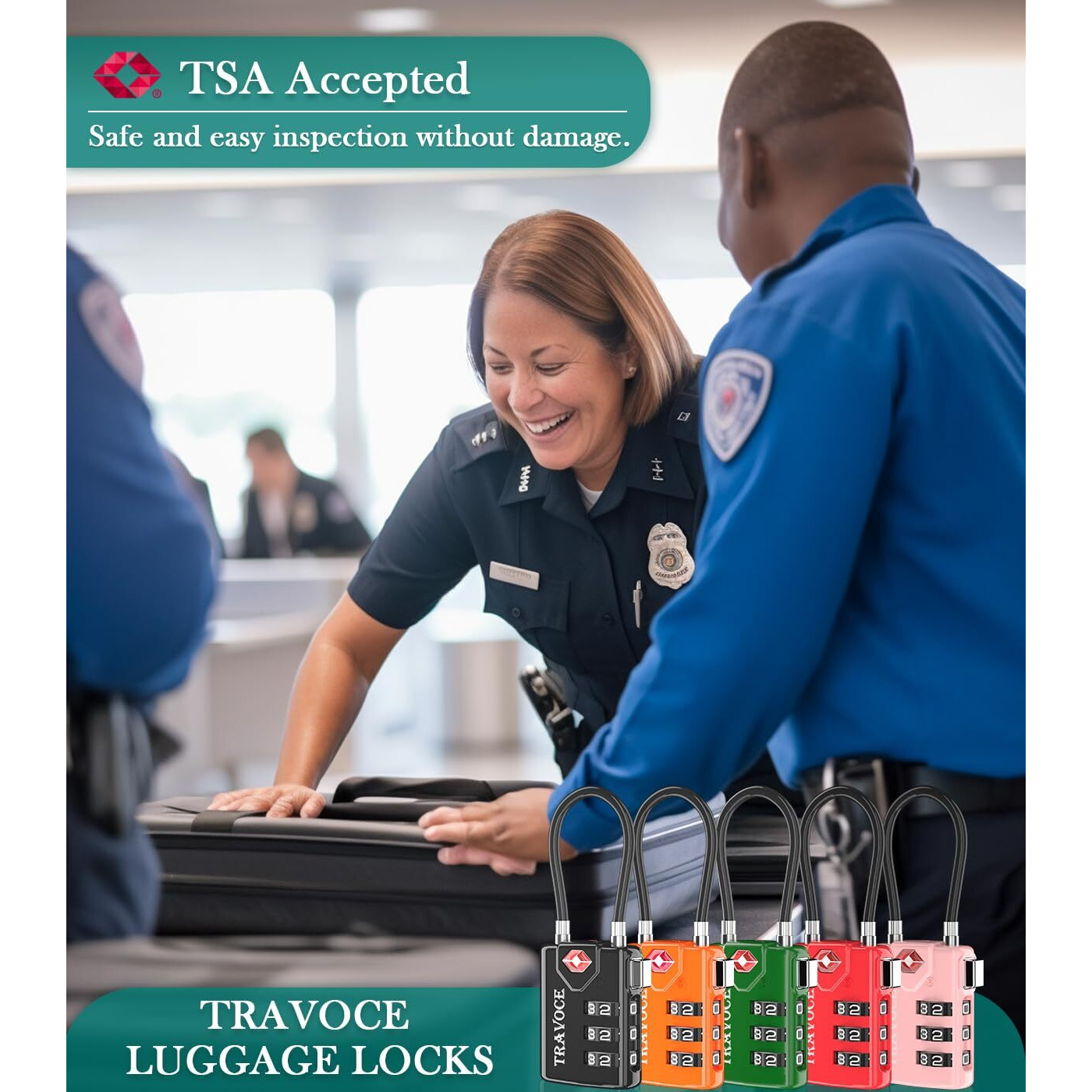 Tsa Approved Luggage Locks  Travel Locks Which Also Work Great As Gym Locks  Toolbox Lock  Backpack And More 1 2 4 6 &10 Pk (4 Colors)