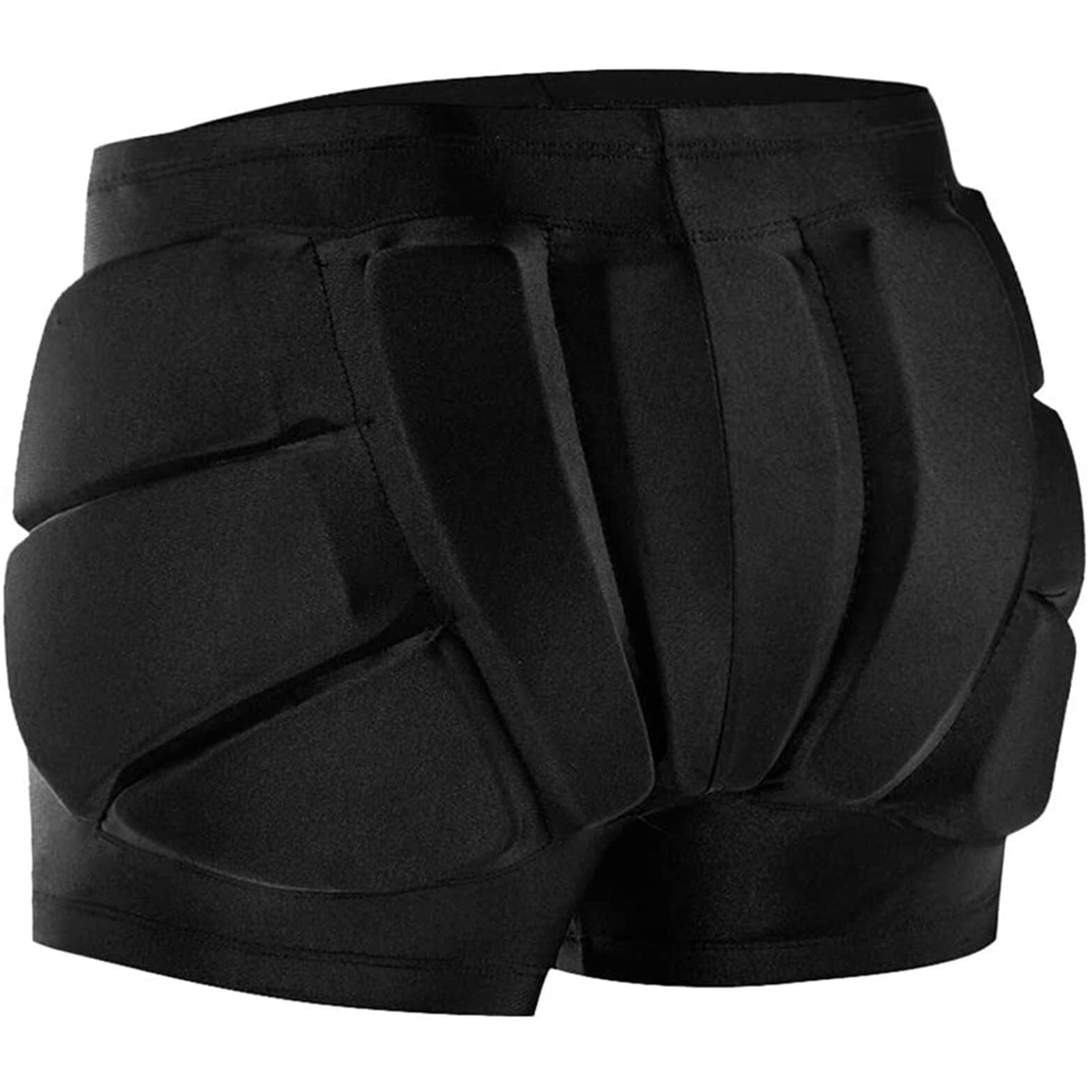 Randder Kids Butt Pad Shorts For Skating Snowboarding Ski Hockey  Hip Tailbone Padded Shorts For Youth Child(Black  M)