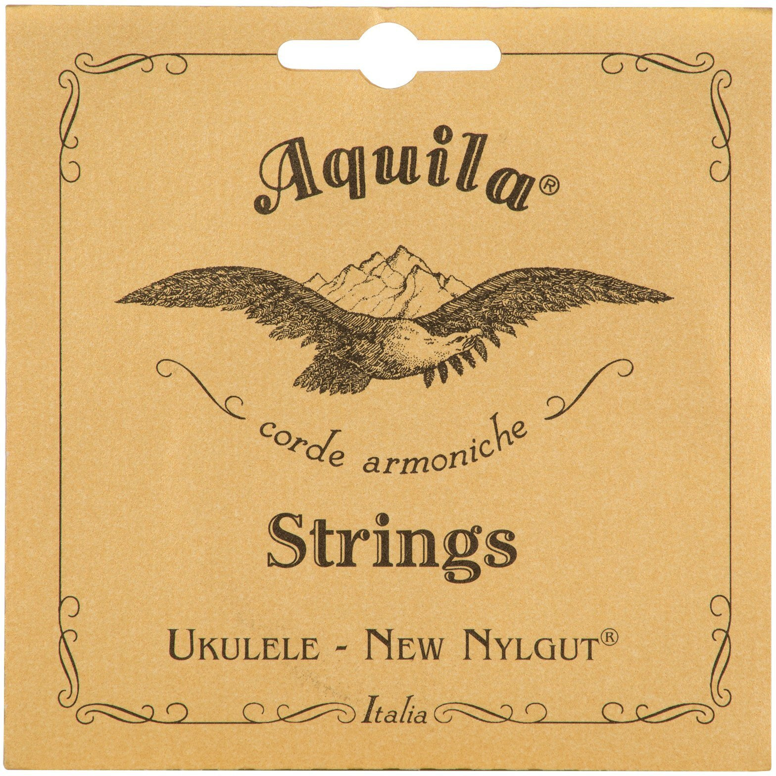 Aquila New Nylgut Aq-8 Concert Ukulele Strings - Low G - 1 Set Of 4