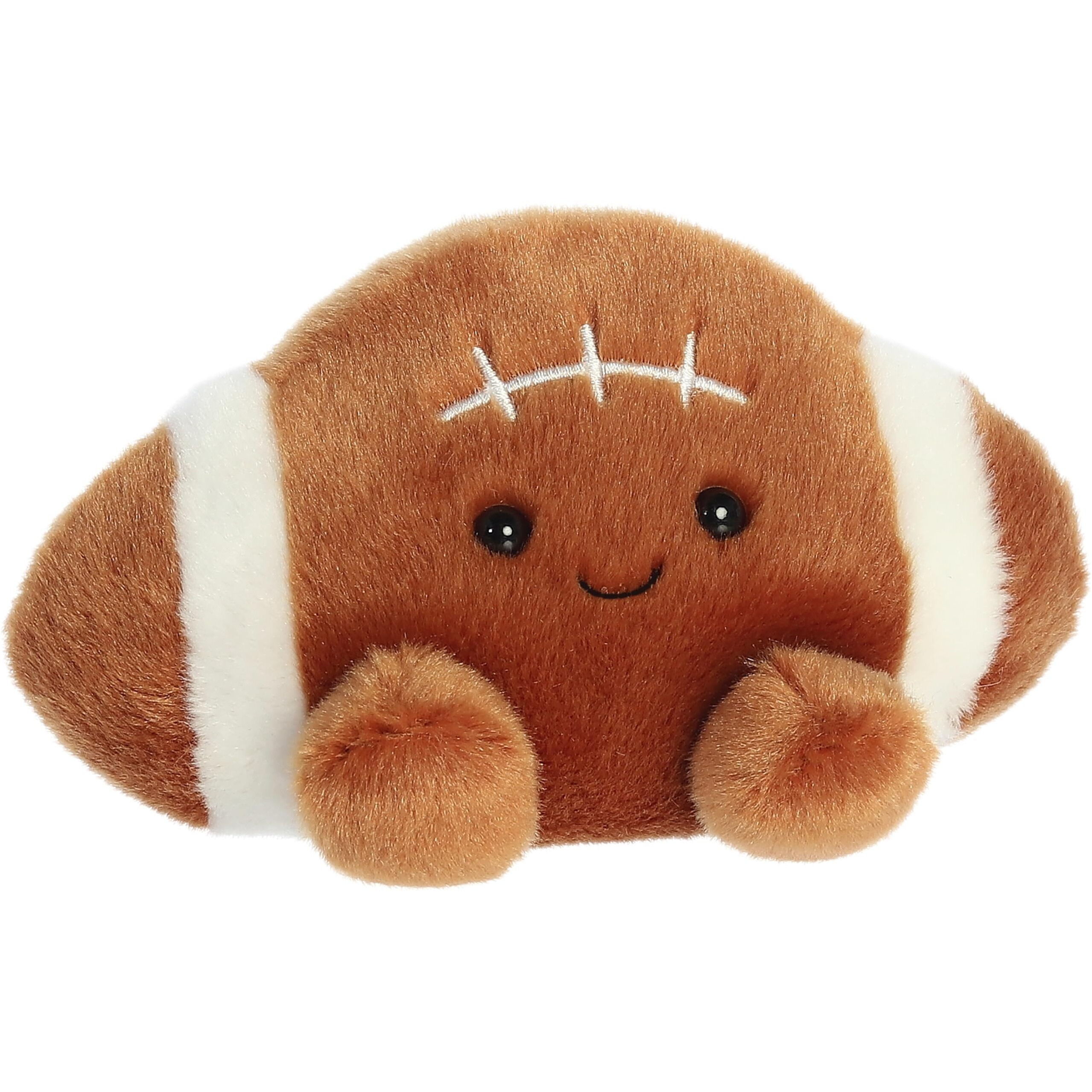 Aurora Adorable Palm Pals Tackle Football Stuffed Animal - Pocket-Sized Play - Collectable Fun - Brown 5 Inches
