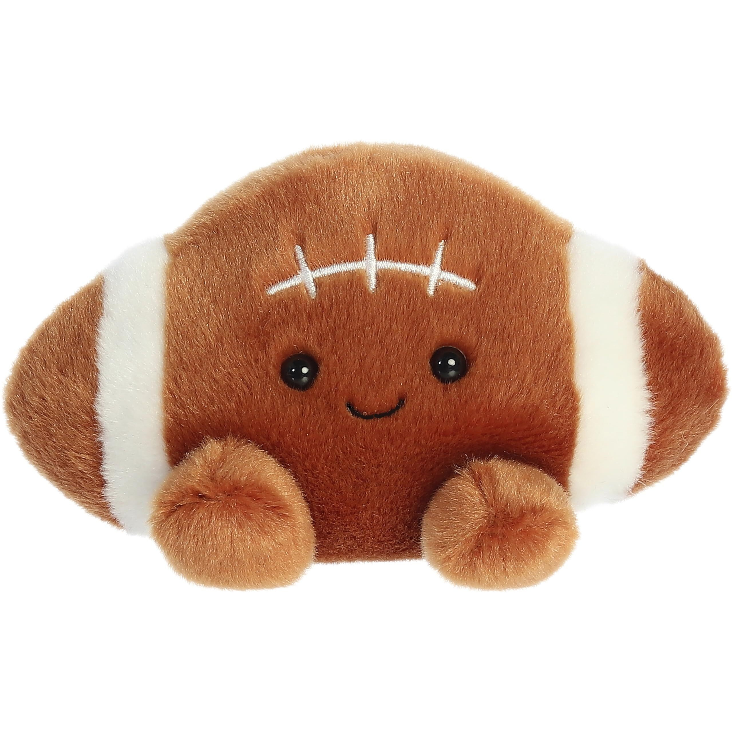 Aurora Adorable Palm Pals Tackle Football Stuffed Animal - Pocket-Sized Play - Collectable Fun - Brown 5 Inches