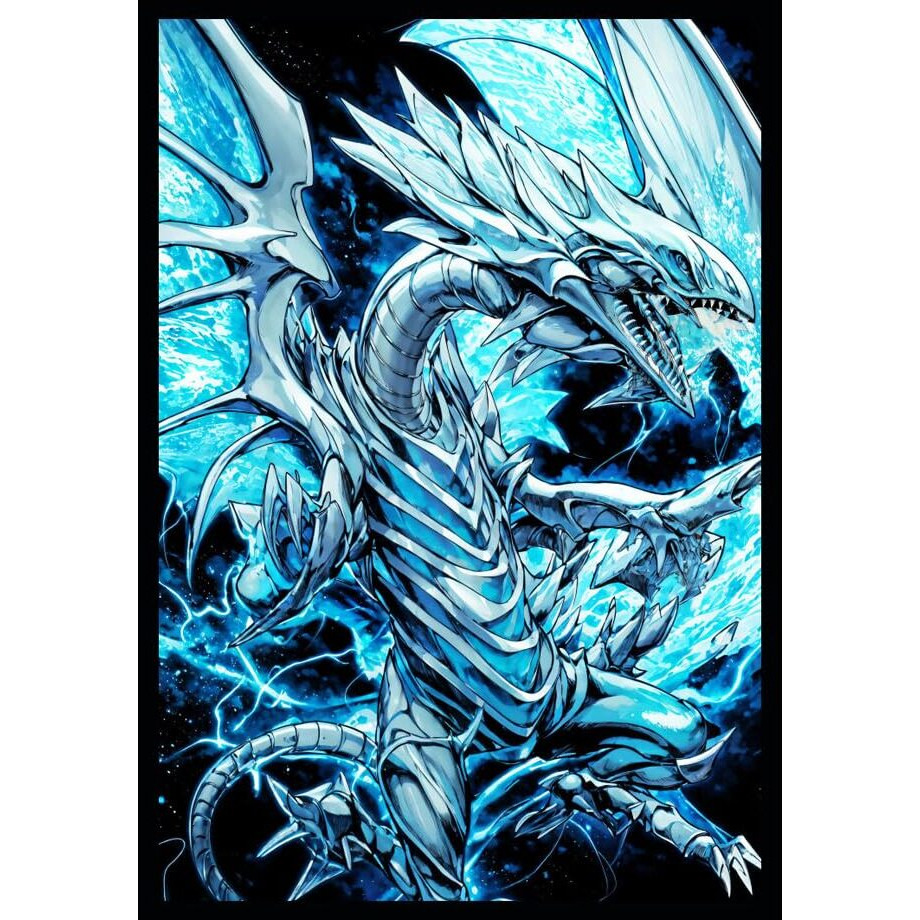 Artduel Yugioh Card Sleeves - White Dragon - 50Ct