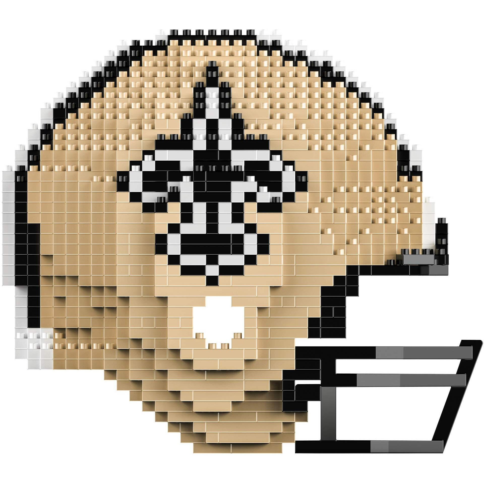 Foco New Orleans Saints Nfl 3D Brxlz Puzzle Replica Helmet Set  One Size