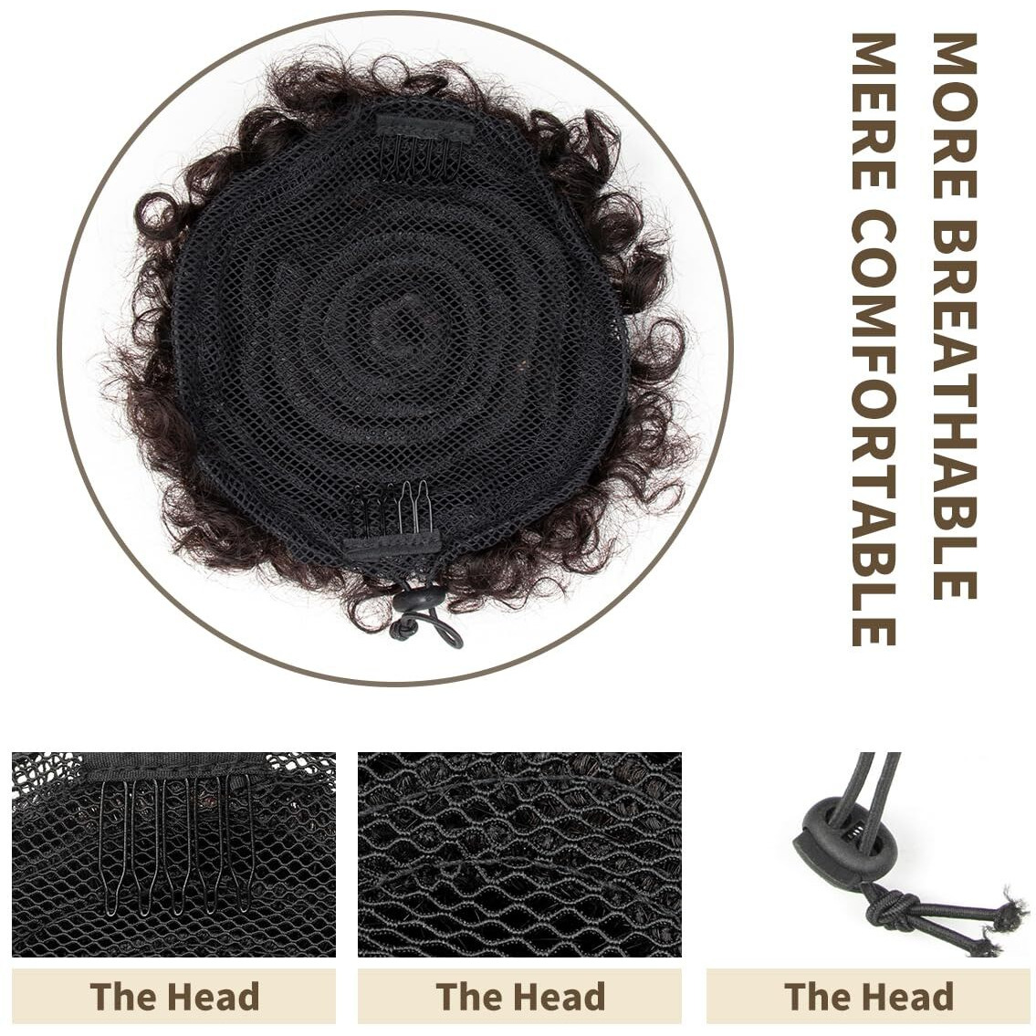 Isheeny Large Afro Puff Drawstring Ponytail Puffs Natural Black 8 Inch Curly Drawstring Ponytail For Youth Girl Naturally Styled Hairpiece  Enhancing Your Beauty And Youthfulness