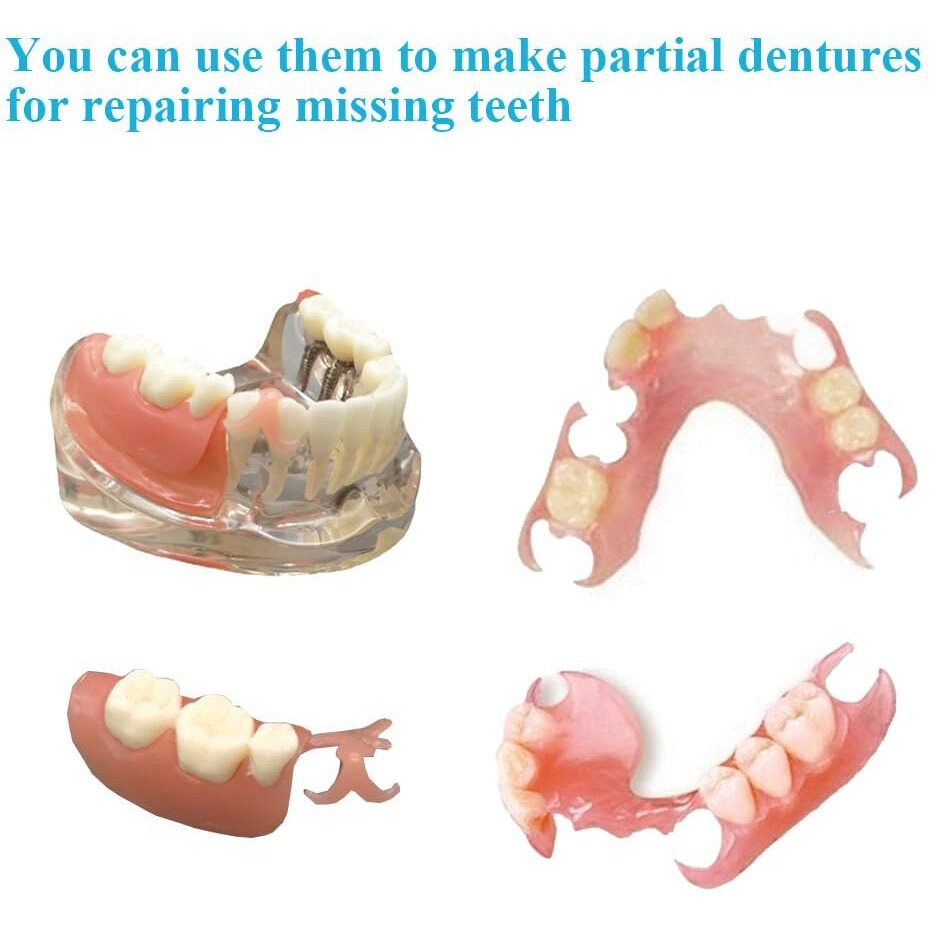 Denture Material Kit For Repair Missing Teeth Or Diy Full Denture Fake Teeth