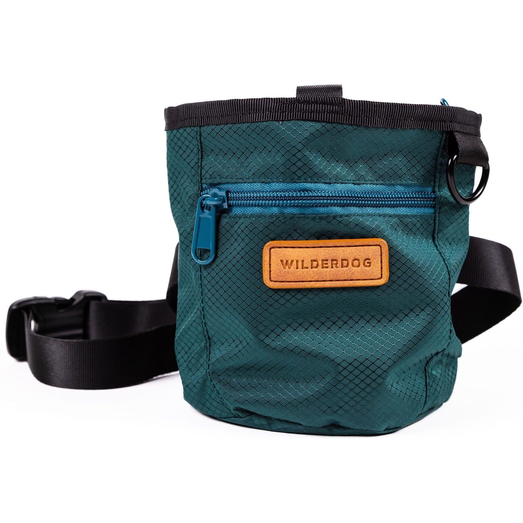 Wilderdog Dog Training Treat Pouch With Magnetic And Zipper Closure  Carabiner Attached  Adjustable Waist Strap