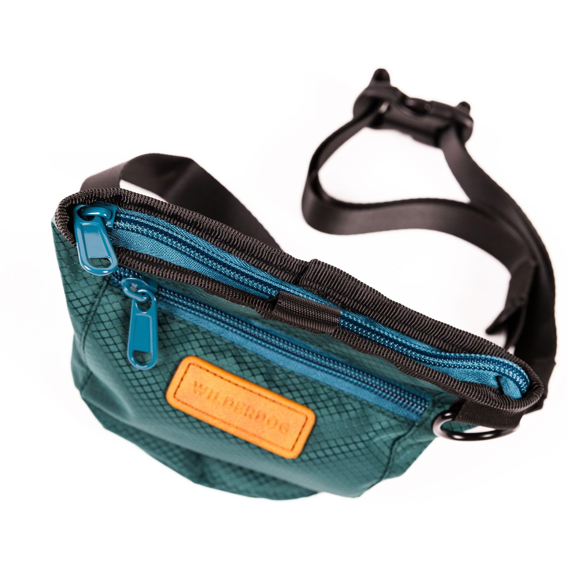 Wilderdog Dog Training Treat Pouch With Magnetic And Zipper Closure  Carabiner Attached  Adjustable Waist Strap