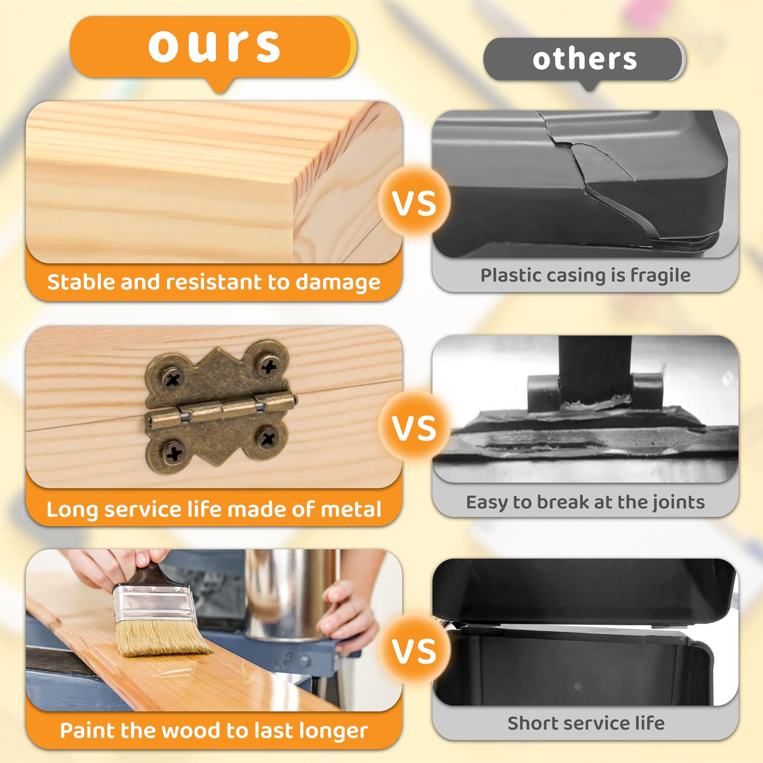 Mobyke Index Card Holder 3X5  100 Pcs Heavy-Duty Index Card Business Card Organizer Wooden Recipe Box With Dividers Flash Card Holder With 30 White Dividers  1 Blank Sticker And 1 Letter Sticker