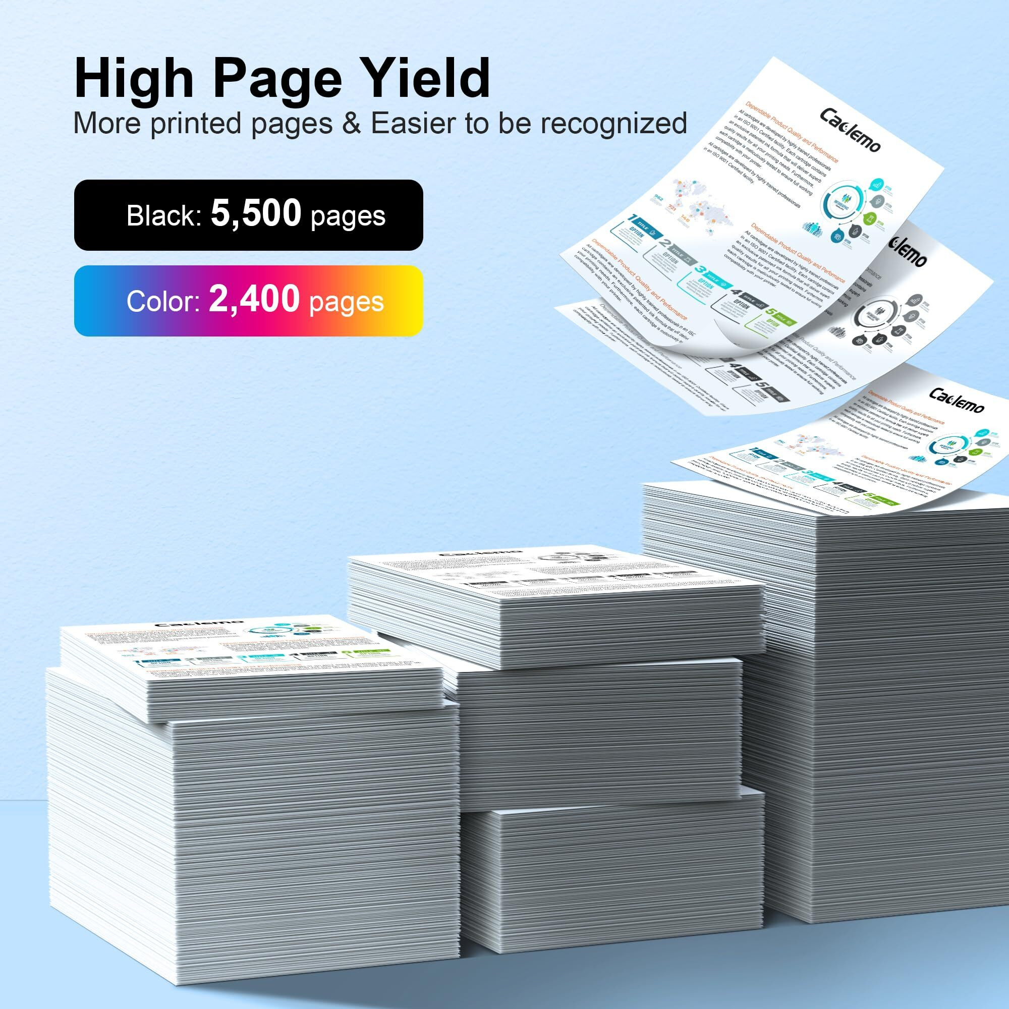 Workcentre 6515 Toner Phaser 6510 Toner Replacement For Xerox Workcentre 6515 Toner Phaser 6510 Toner Cartridge Compatible With Xerox Phaser 6510Dni 6510N Workcenter 6515Dni 6515Dn(5 Pack