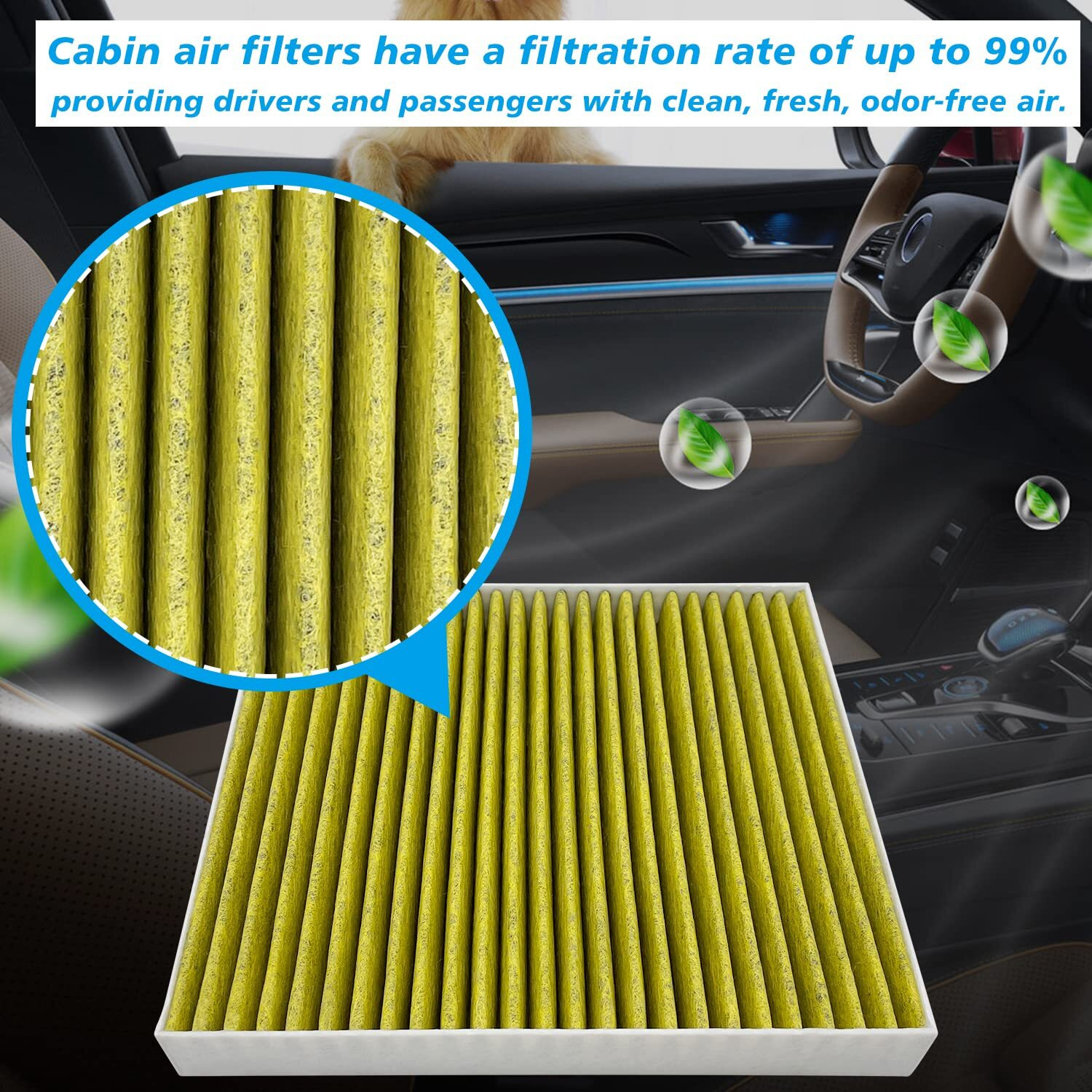 Capume For Cabin Air Filter Jm802 (Cf11182) Fits For Civic  Clarity  Cr-V  Cr-Z  Fit  Hr-V  Insight  Odyssey  Integra  Mdx  Rdx  Tlx  Fits For Cp182  80292-Tf0-G01  80291-T5R-A01