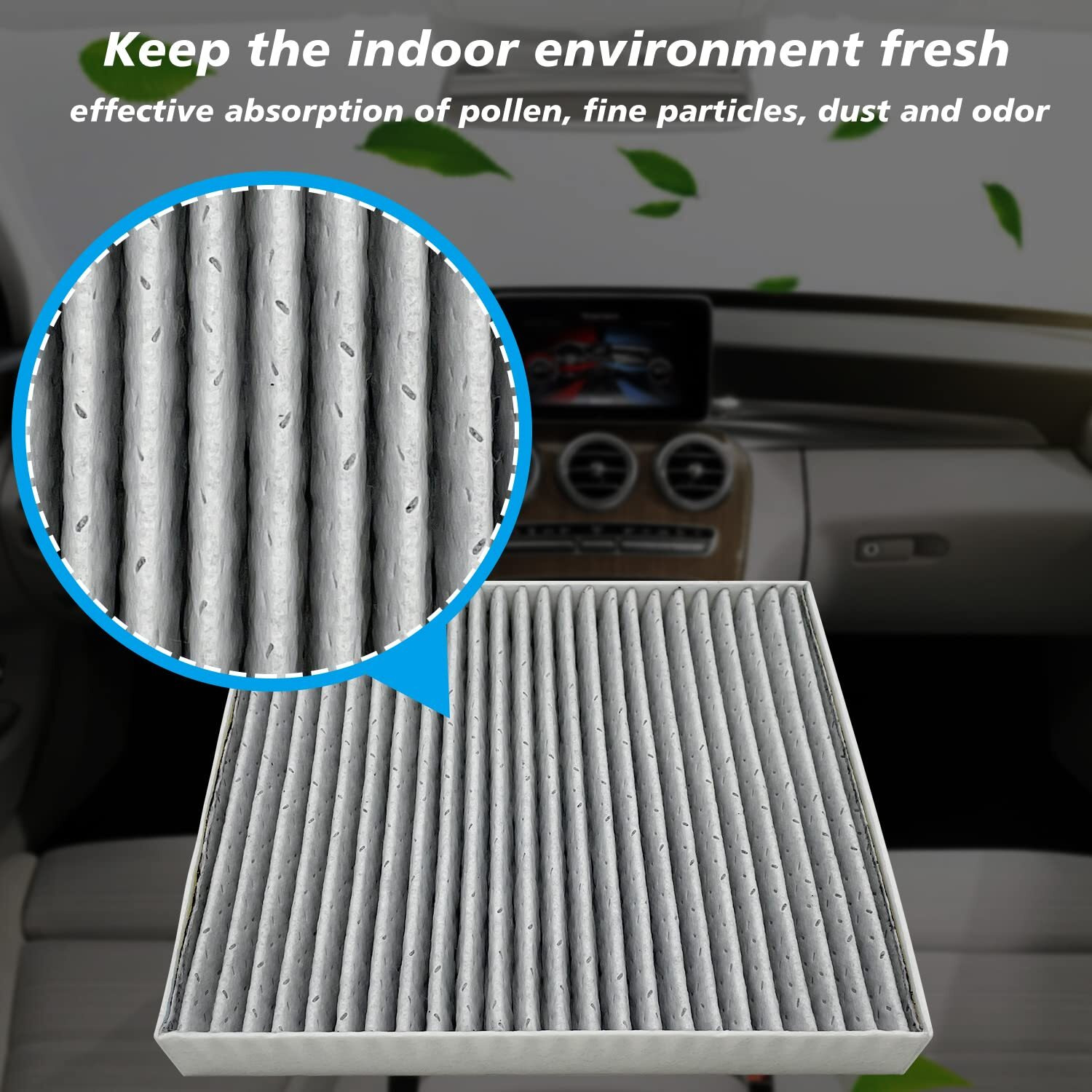 Capume For Cabin Air Filter Jm802 (Cf11182) Fits For Civic  Clarity  Cr-V  Cr-Z  Fit  Hr-V  Insight  Odyssey  Integra  Mdx  Rdx  Tlx  Fits For Cp182  80292-Tf0-G01  80291-T5R-A01
