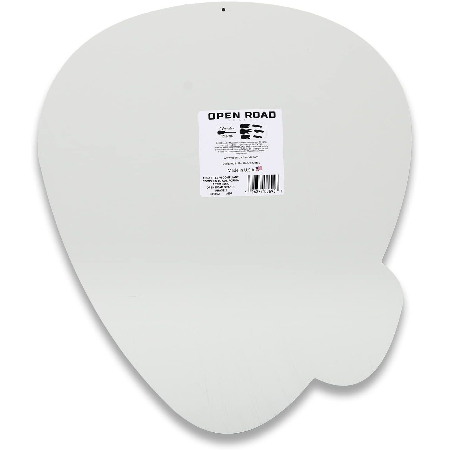 Fender Guitar Shop Pick-Shaped Metal Sign - Vintage Fender Sign For Music Room Or Man Cave