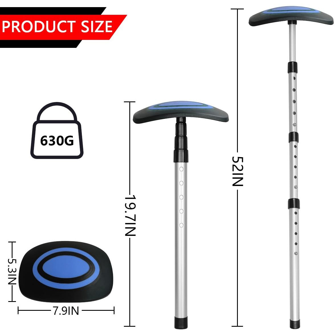 Lovace Golf Travel Bag Support System  Golf Club Travel Protection Kit (Blue)