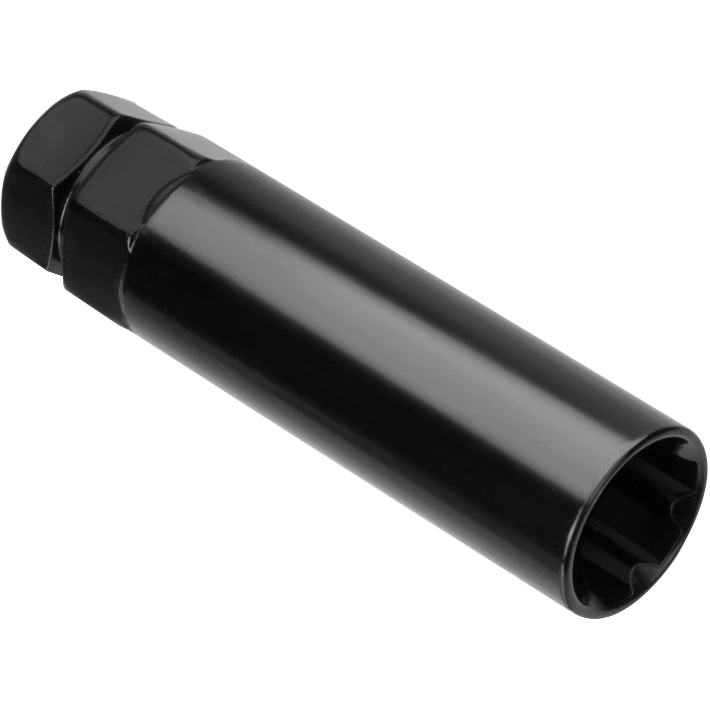 7 Spline Lug Nuts Key Tuner Large Socket Lugnuts Tool For Wrench With 13/16Inch(21Mm) And 7/8Inch(22Mm) Hex Replacement 14X1.5 14X2 9/16 Wheel Lug Nut Drive Lock Black 20Mm Inner Diameter