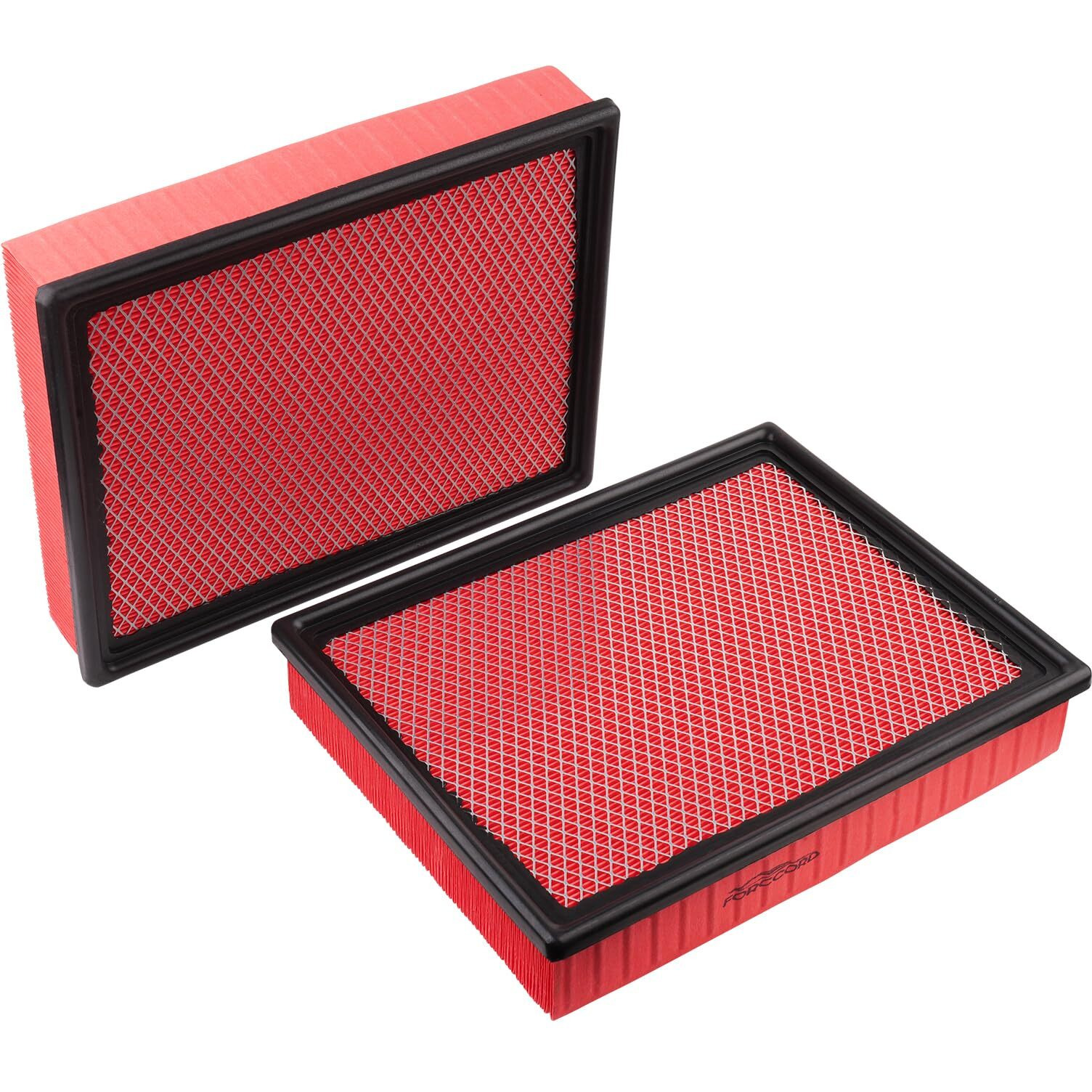 Rvgolf 2Pcs Engine Air Filter Fit For Silverado 1999-2019  Suburban 2000-2019  Tahoe2000-2019  Sierra1999-2019  Yukon 2000-2019 Air Filter Replacement Engine Filter Accessories Ca8755A