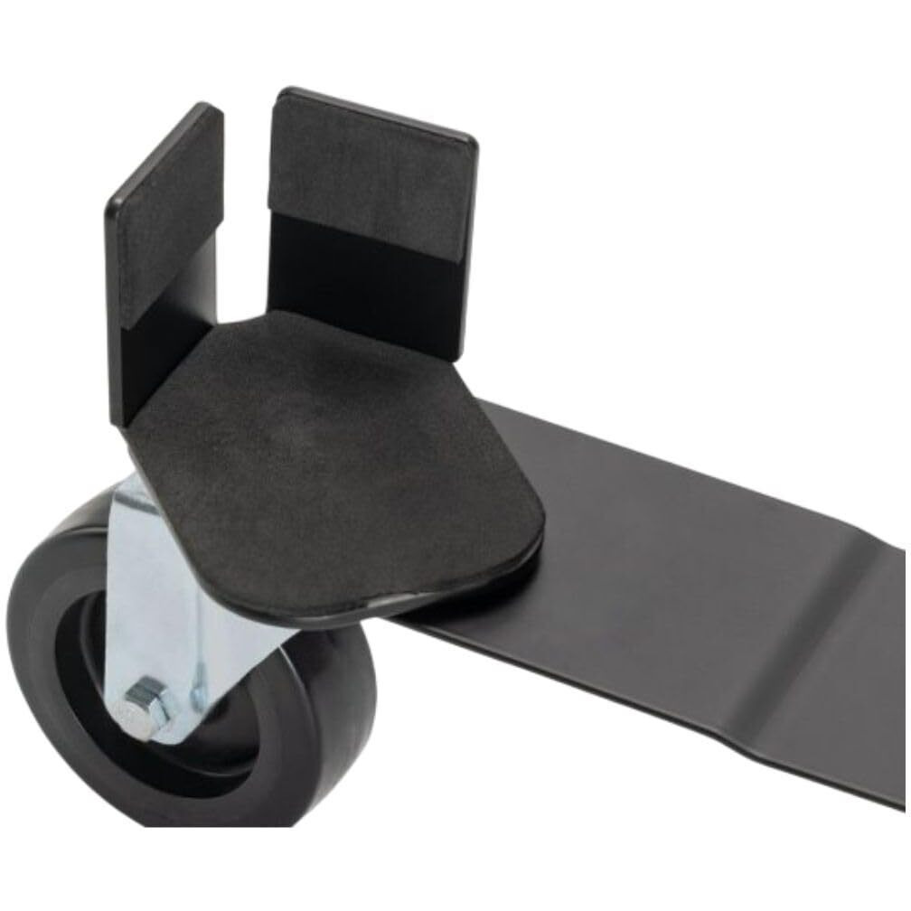 On-Stage Ag5000 Amp Glider (Installation-Free Casters For Amplifiers  Rolling-Cart Attachment  Attachable Dolly  Amp Roller  Adjustable Length And Width  Solid Wheels  Heavy-Duty Steel  Black)