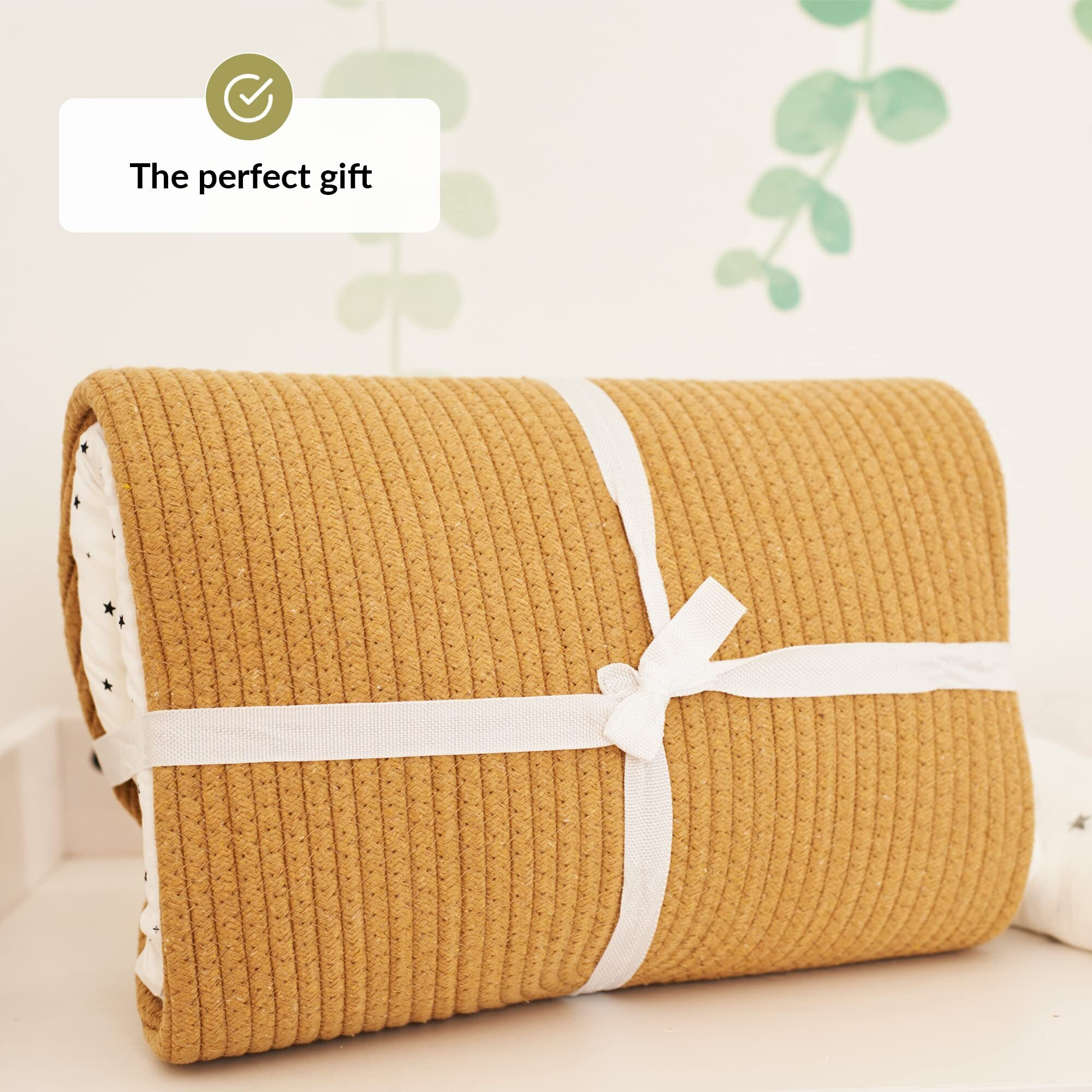 Moses Basket For Babies With Muslin Blanket | Changing Basket For Baby Dresser | Portable Basket For Your Babys Needs | Baby Changing Basket With Pad | Woven Basket For Travel & Nursery