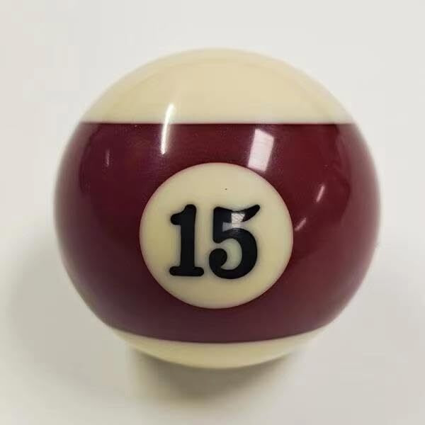 Sinsilvie Replacement Pool Ball Replacement Eight Ball  2-1/4"" Regulation Size Billiard  Billiard Pool Table Accessories (15)