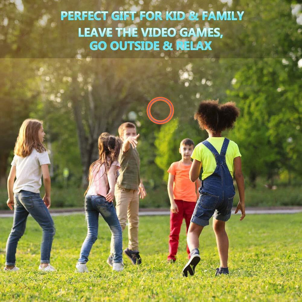 Jeefud Flying Disc For Kids Adults 11 Inch Flying Ring  2 Pack Beach Backyard Sports Play Soft Discs Best Sport Outdoor Tossing Toy Gift For 4+ Year Old Boys Girls Family