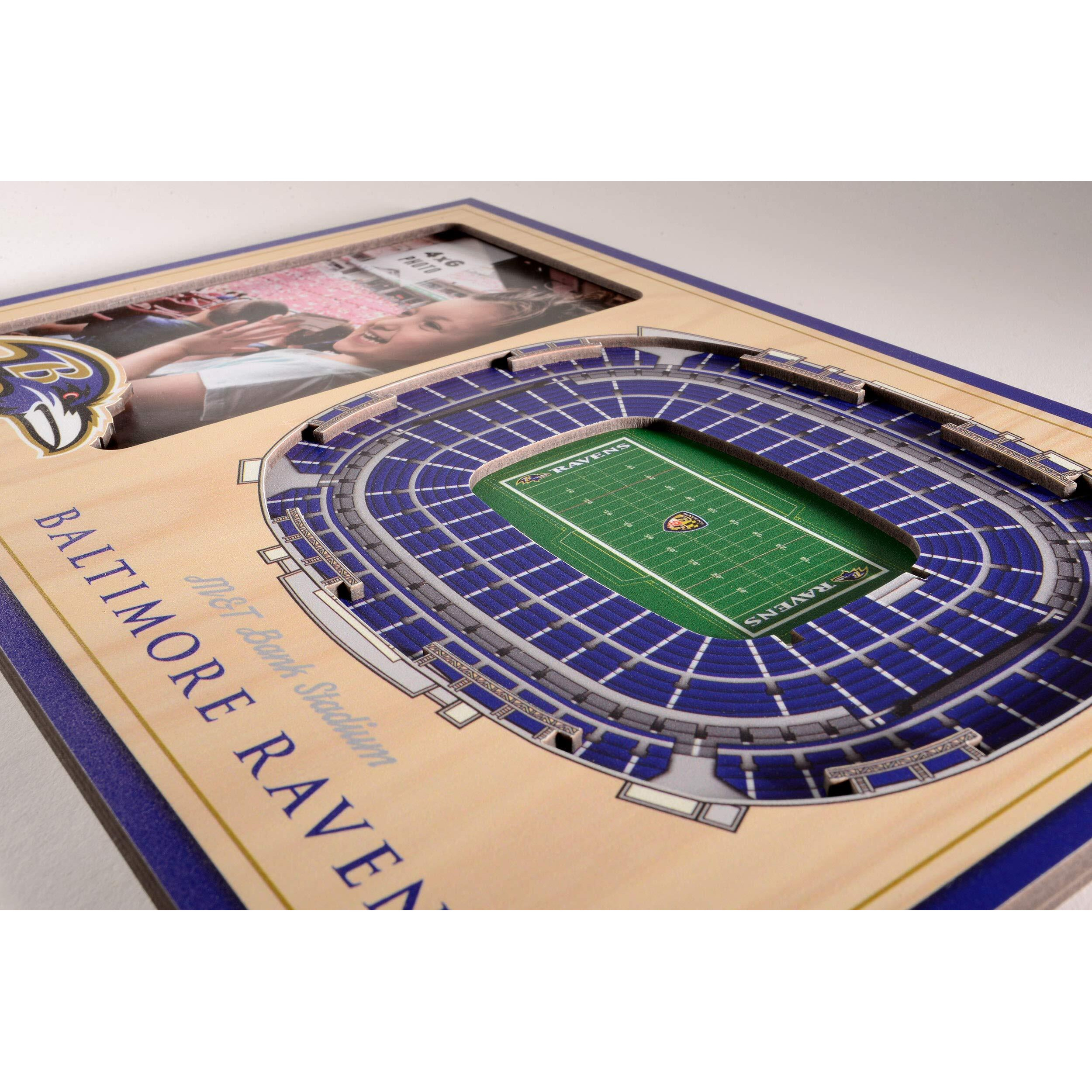 Youthefan Nfl Baltimore Ravens 3D Stadiumviews Picture Frame