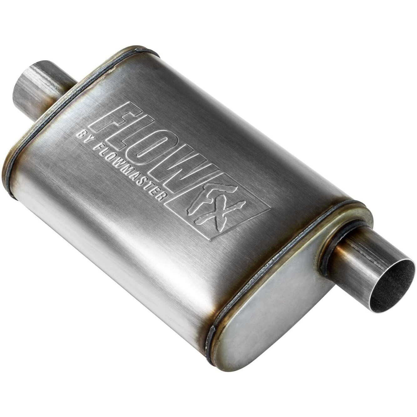 Flowmaster 71226 Flowfx Muffler 409S 2.5 Inch Offset In / 2.5"" Center Out By Maperformance - (2 Pack)