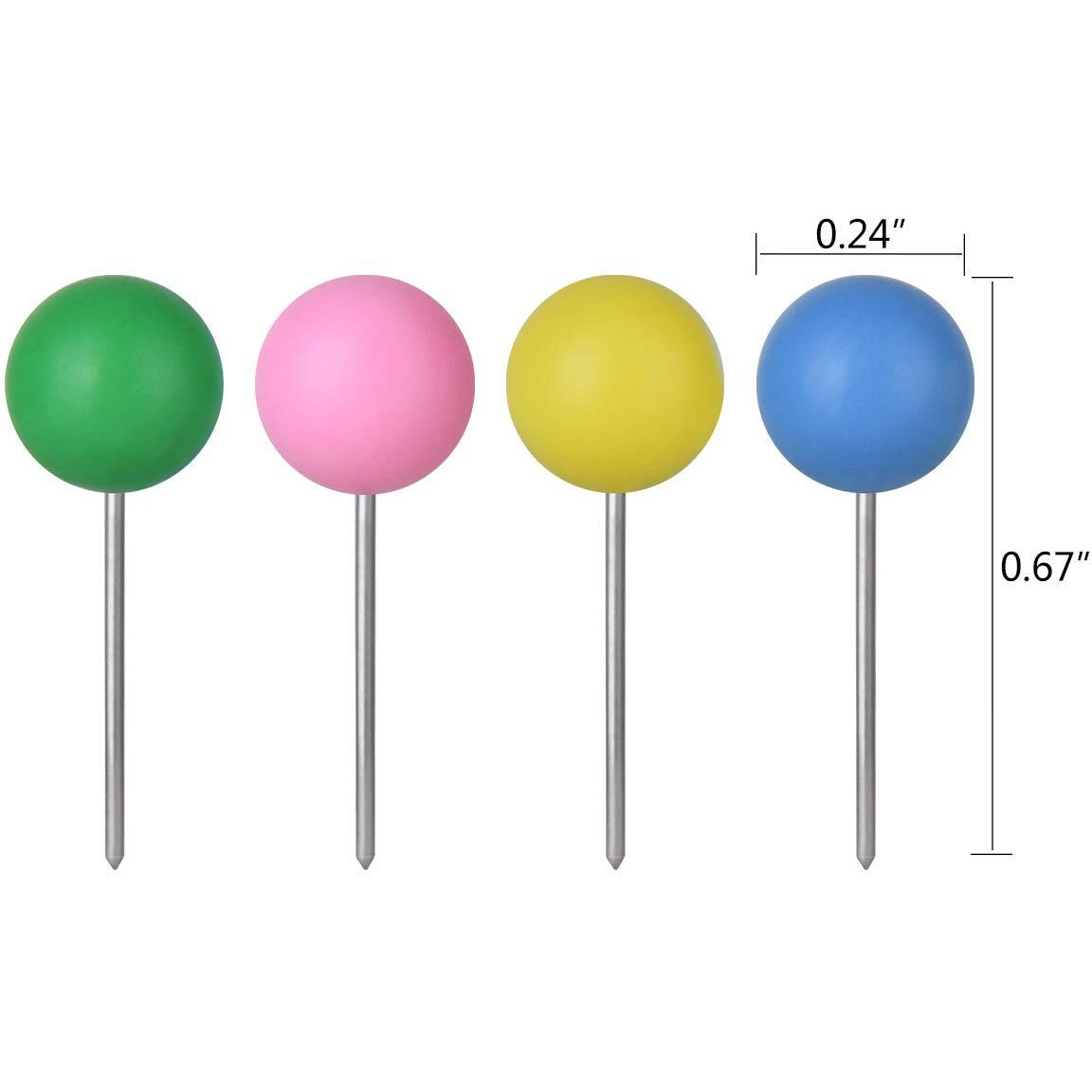 7.9 Inch Donald Trump Voodoo Doll Pin Holder -0.24 Inch Round Head With Stainless Point  Box Of 180  Assorted Colors