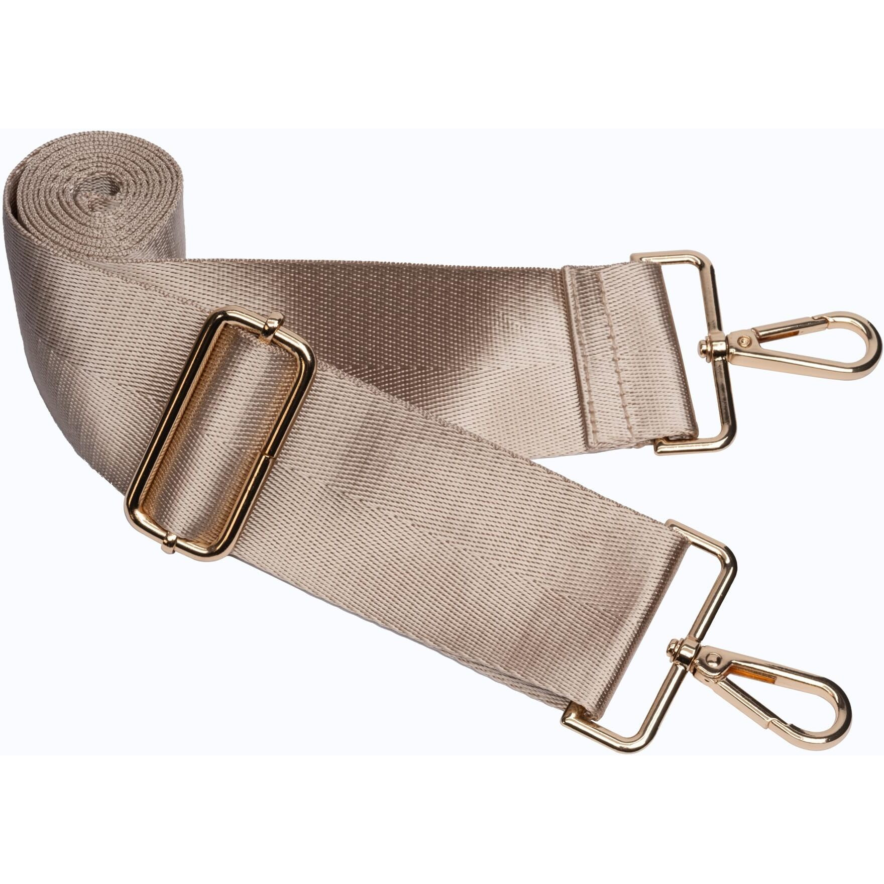 Wanderfull Original Hydrobag | Quilted Water Bottle Holder Crossbody Bag With Pockets And Strap | Carry 32 Oz Water Bottle  Tumbler  Phone  Purse | Shiny Gold  Solid Gold Strap