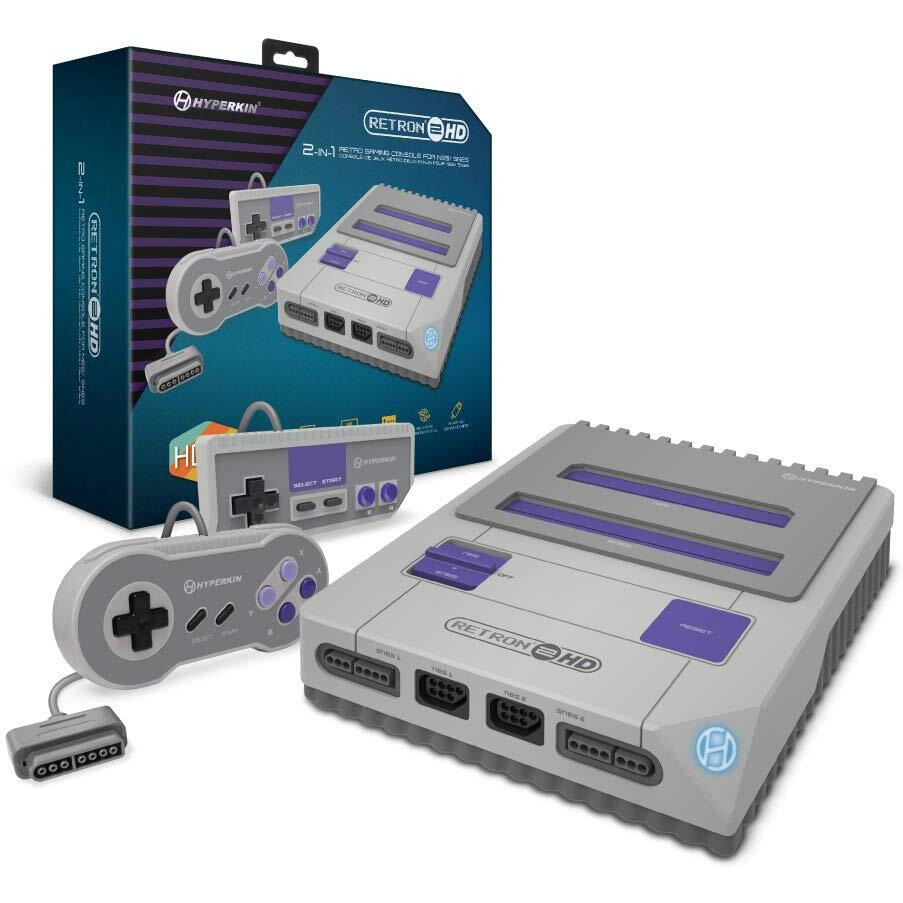 Hyperkin Retron 2 Hd Gaming Console For Nes/Super Nes/Super Famicom (Gray)