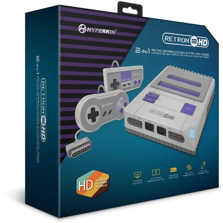 Hyperkin Retron 2 Hd Gaming Console For Nes/Super Nes/Super Famicom (Gray)