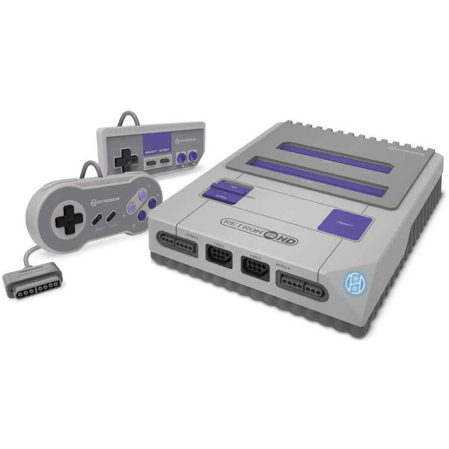 Hyperkin Retron 2 Hd Gaming Console For Nes/Super Nes/Super Famicom (Gray)