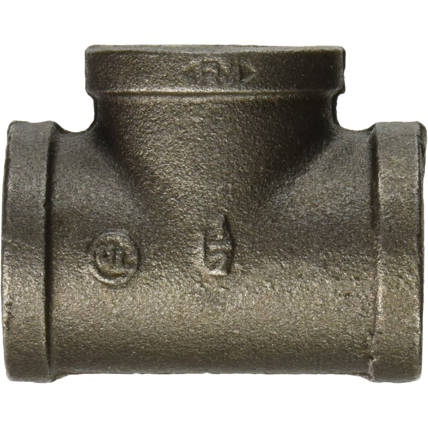 Ldr 310 T-112 Tee  1-1/2-Inch  Black Malleable Iron