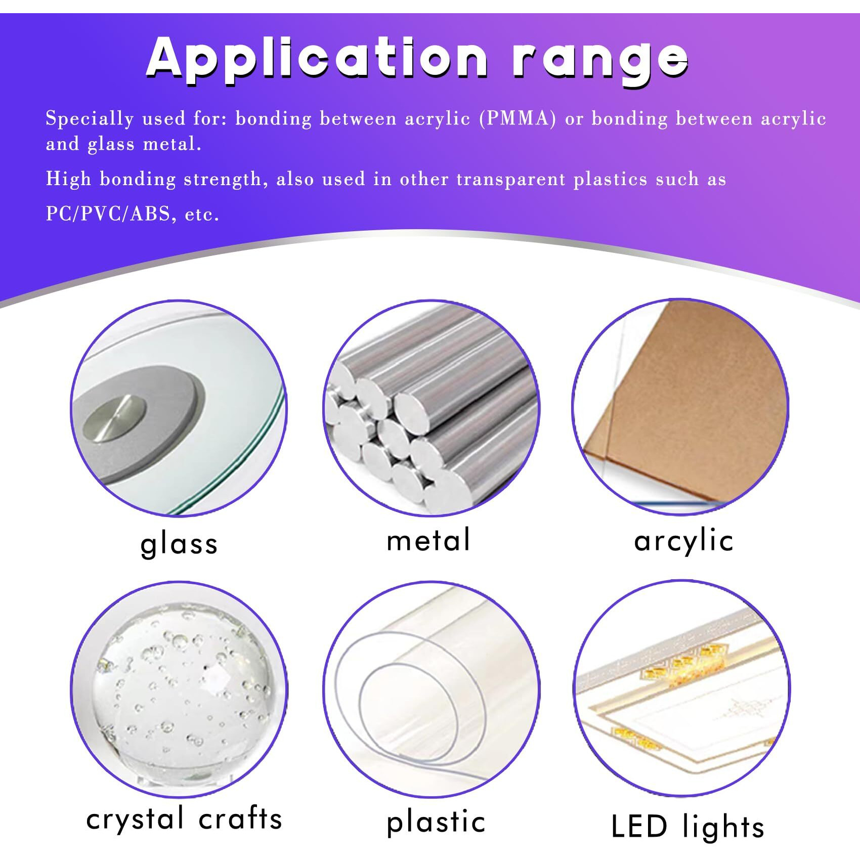 Edsrdxs Uv Bonding & Welding Glue Kit Uv Resin Kit Uv Super Bonding Glue With 3W Uv Light Quick-Drying & Waterproof Liquid Plastic Welding Kit For Plastic  Glass  Metal 0.35Oz (10Ml)