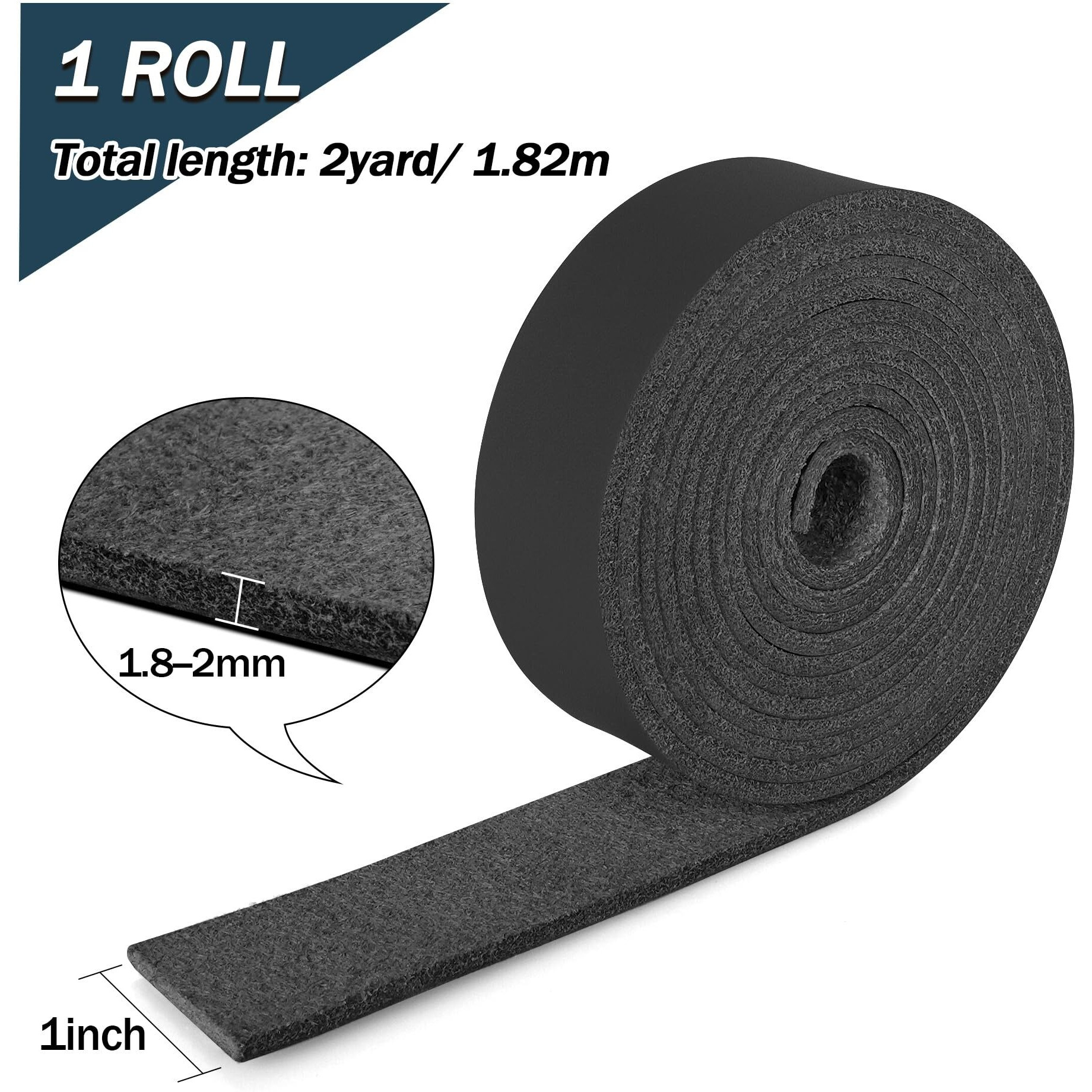 Jinruikj Top Grain Leather Strap - 1 Inch Wide 72 Inches Long Black Leather Strips - Very Suitable For Diy Arts & Craft Projects  Traction Ropes  Bag Straps  Furniture Handles