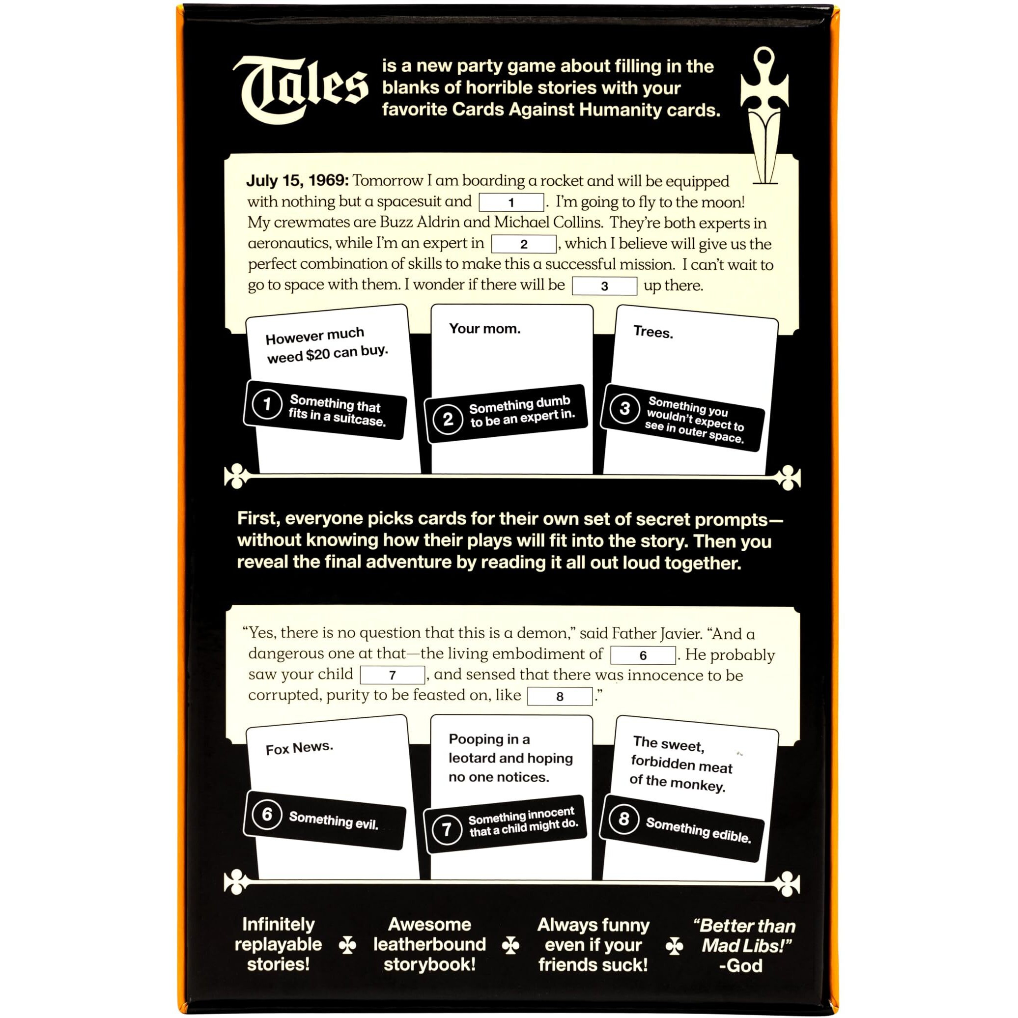 Cards Against Humanity Tales  A Fill-In-The-Blank Story Game For Horrible People  A New Game To Play With Your Cards
