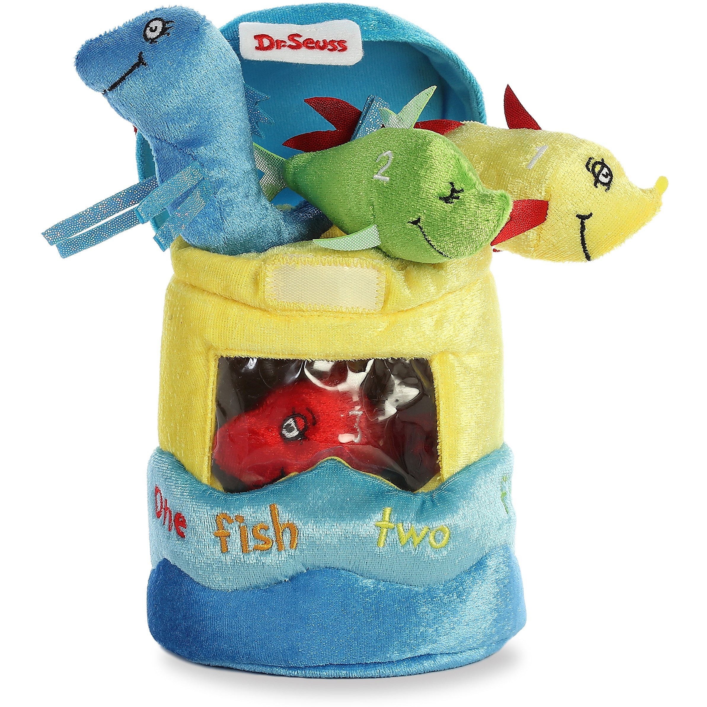 Aurora Whimsical Dr. Seuss Dr. Seuss Fish Playset Stuffed Animal - Magical Storytelling - Literary Inspiration - Multicolor 8 Inches