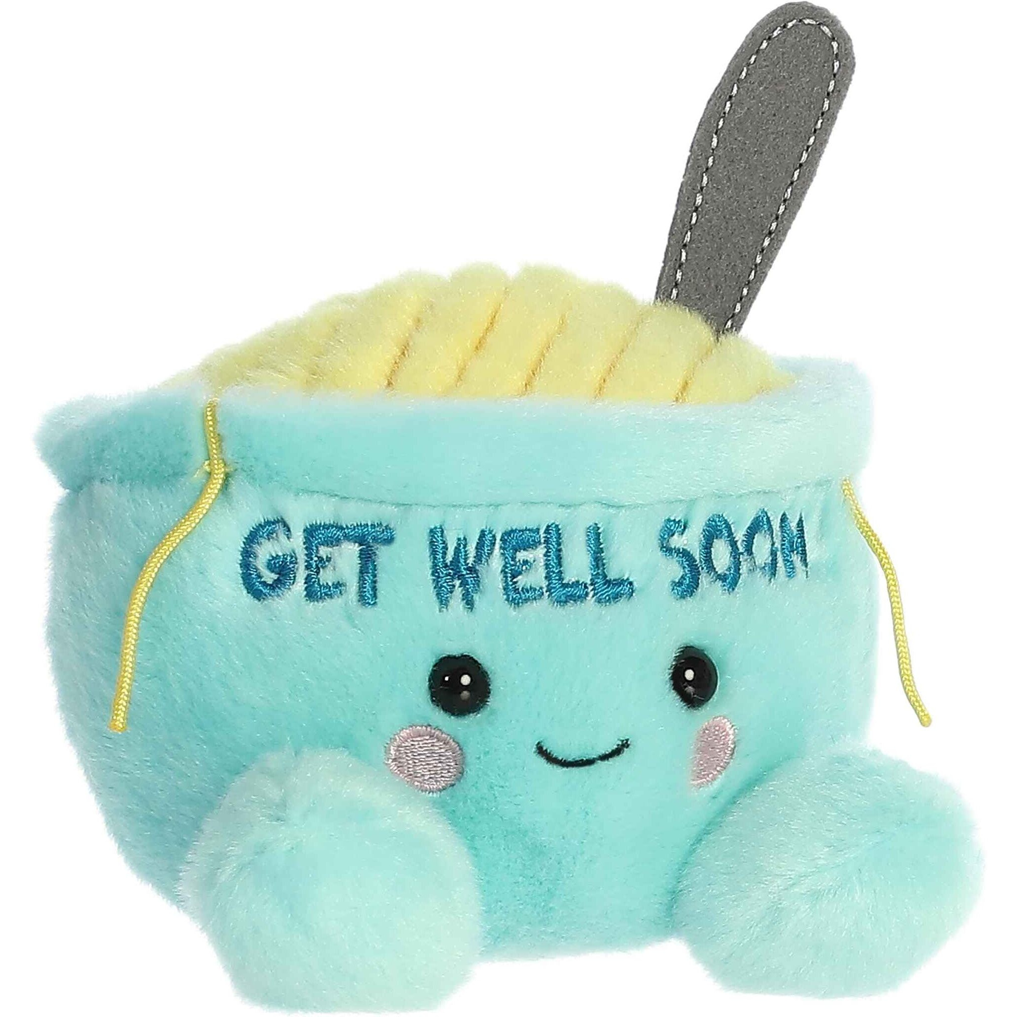 Aurora Adorable Palm Pals Welly Chicken Soup Stuffed Animal - Pocket-Sized Play - Collectable Fun - Blue 5 Inches