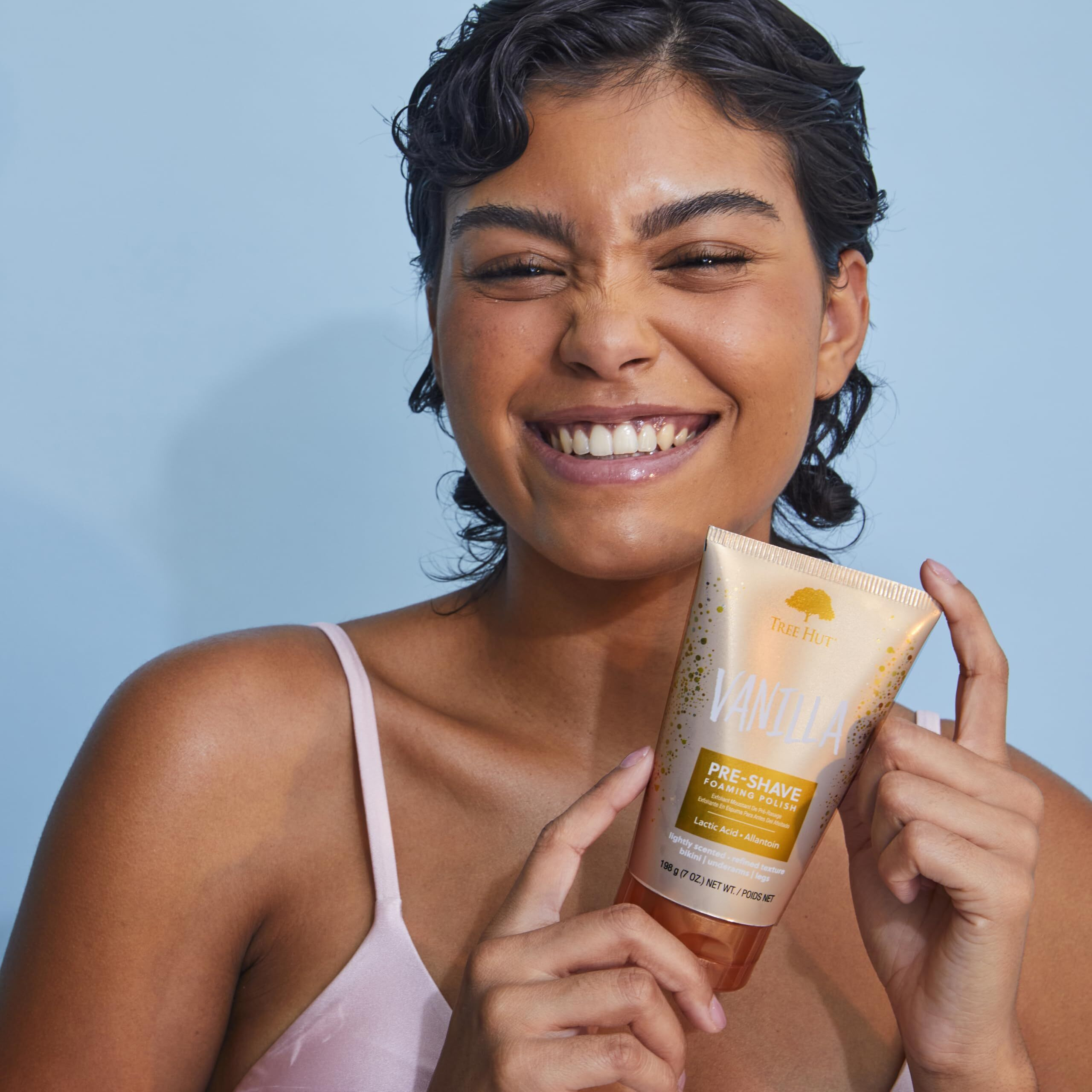 Tree Hut Vanilla Shave Prep Polish | Gently Soothe & Prep Skin For An Even Closer Shave | Exfoliating Shave Essential | 6 Fl Oz.