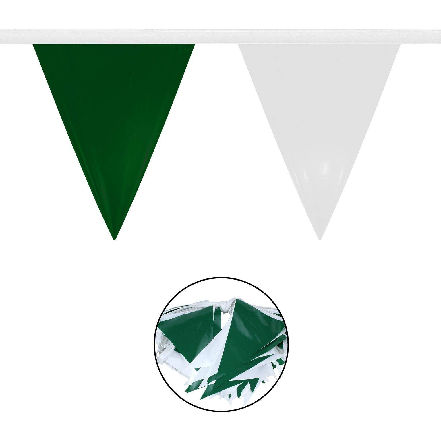 Water Gear Backstroke Flags - Meets All Regulations - Heavy-Duty Vinyl - Great For Swimmers And Divers - Competitive Swim Gear - Green/White