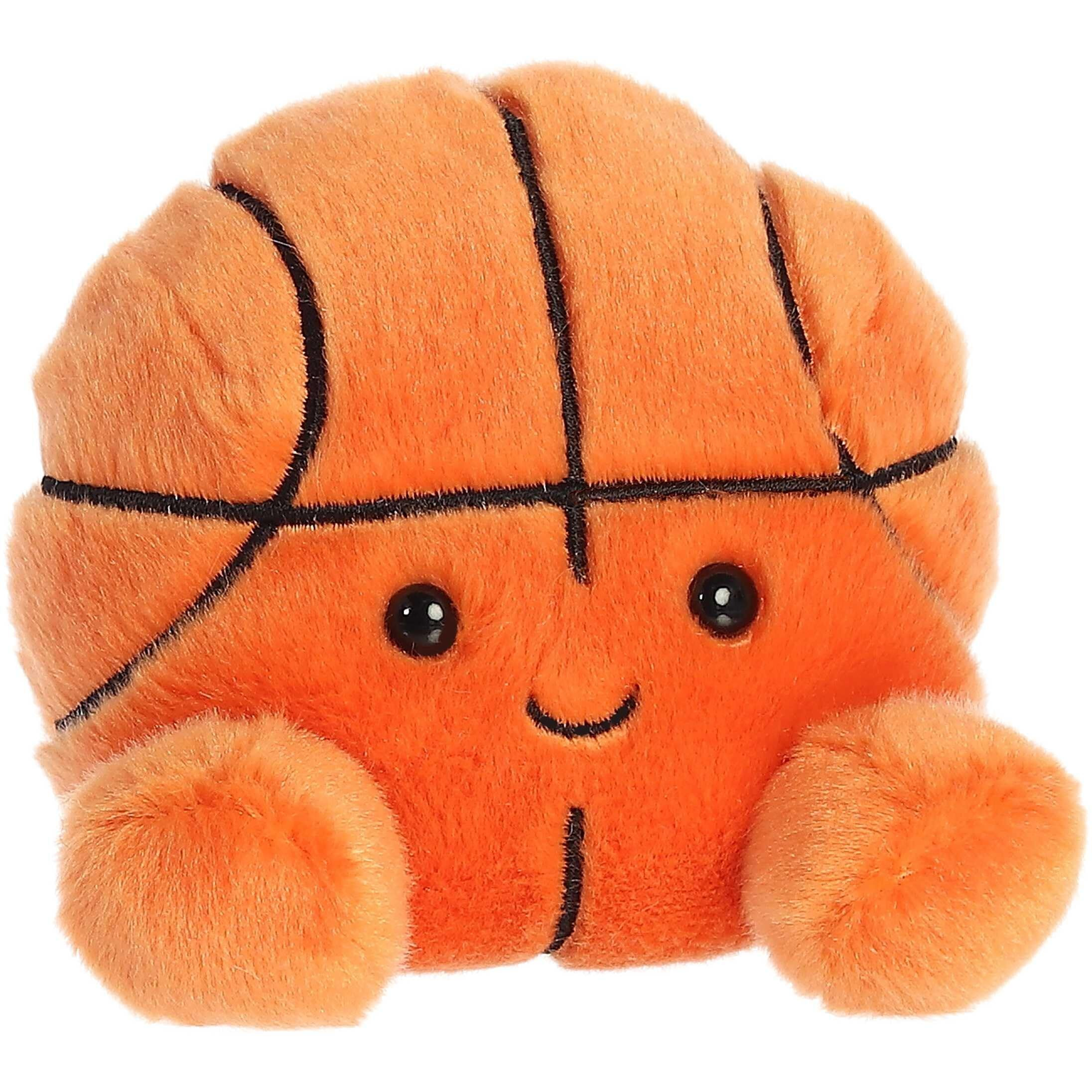 Aurora Adorable Palm Pals Hoops Basketball Stuffed Animal - Pocket-Sized Play - Collectable Fun - Orange 5 Inches