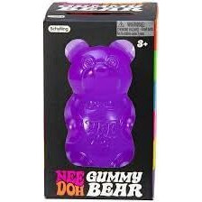 Schylling Needoh Gummy Bear - Sensory Fidget Toy With Jelly-Like Filling - 3.5"" Tall - Purple (Pack Of 1)