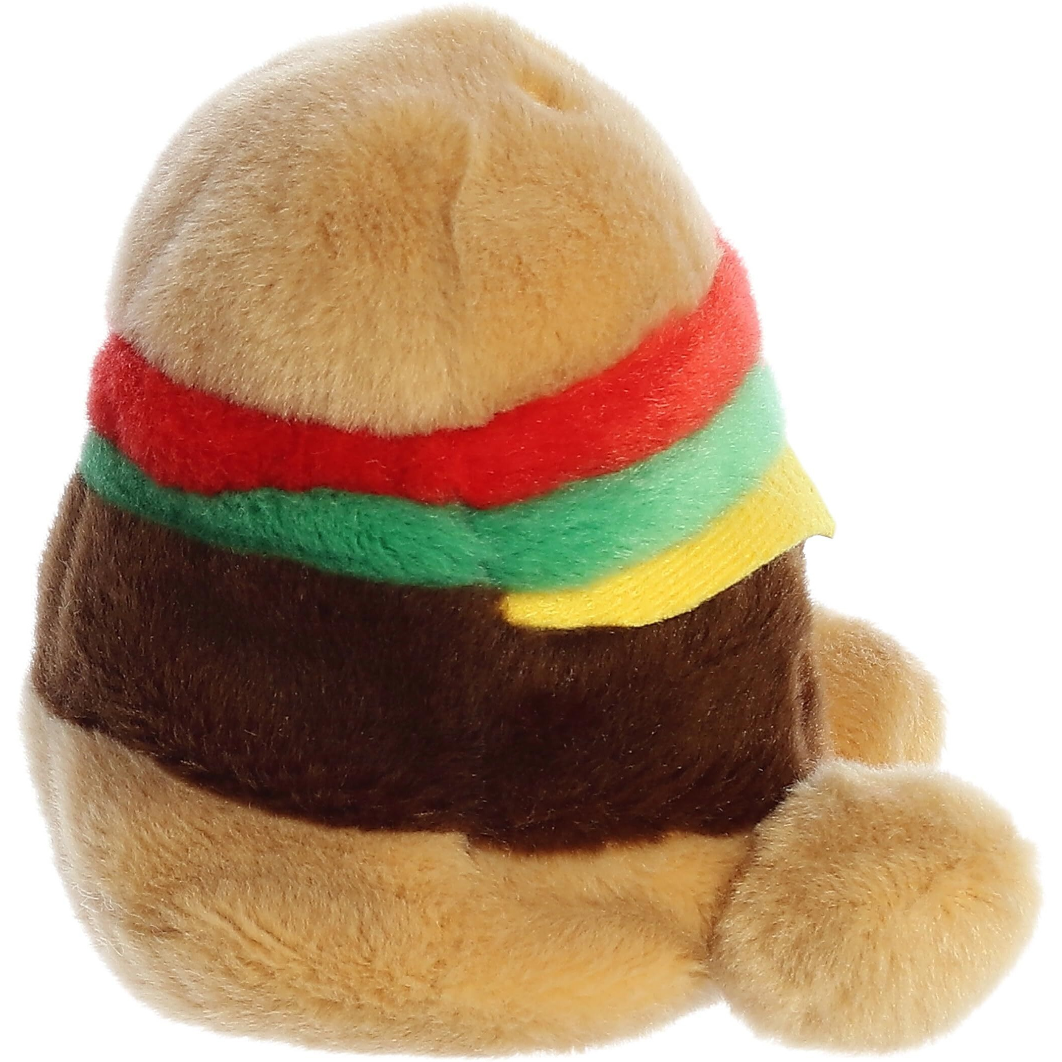 Aurora Adorable Palm Pals Charles Cheeseburger Stuffed Animal - Pocket-Sized Play - Collectable Fun - Brown 5 Inches