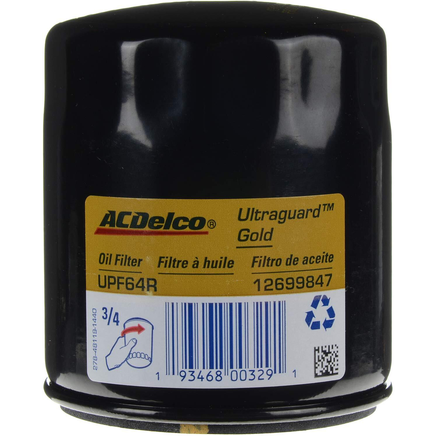 Acdelco Professional Upf64R (12667194) Engine Oil Filter