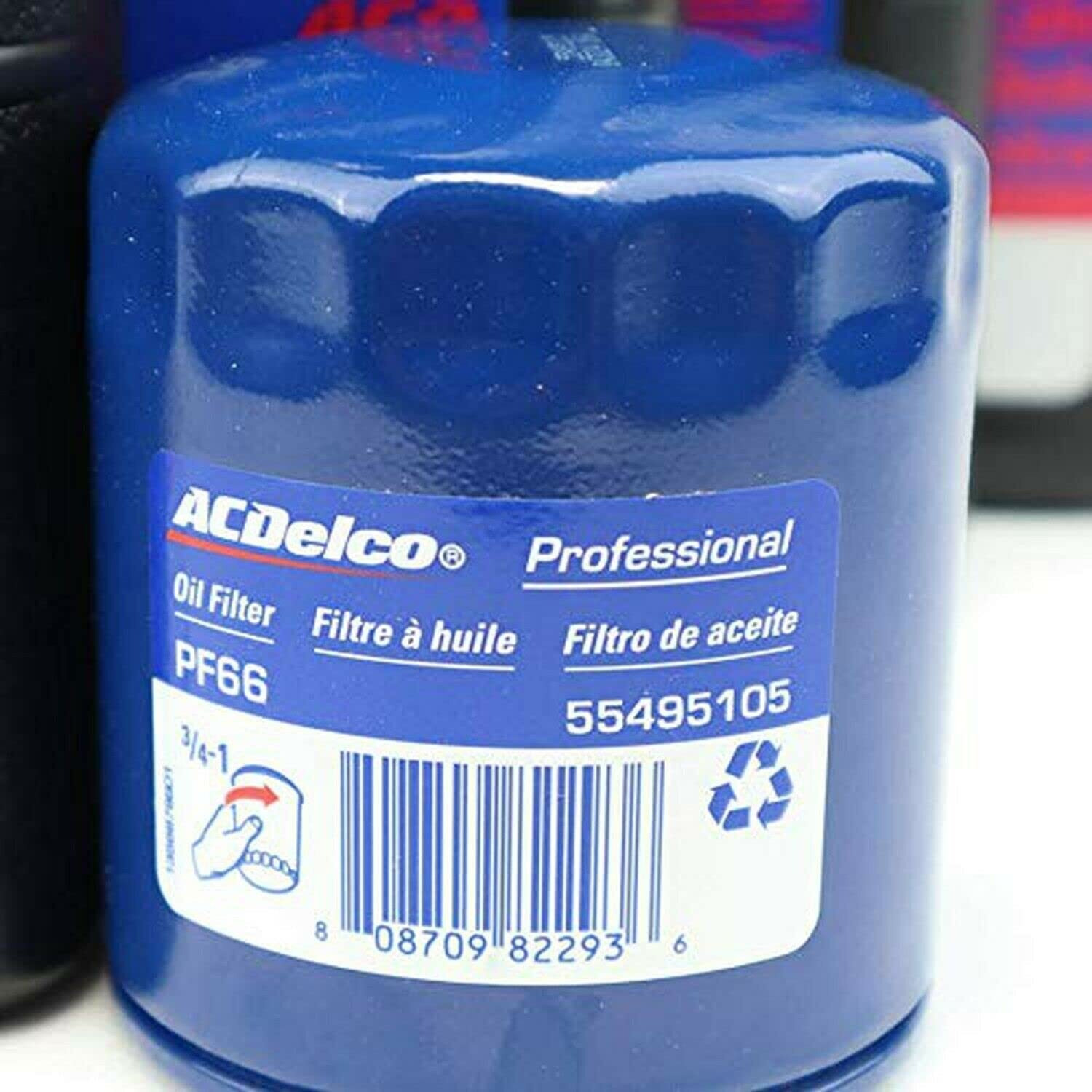 Ac Delco Dexosd 0W-20 Engine Oil And Oil Filter Change Kit For 3.0L Duramax Diesel Lm2