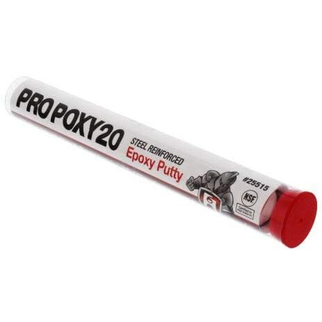 Hercules Pro Poxy 20 4 Oz. Epoxy Putty  Dark Gray/Black