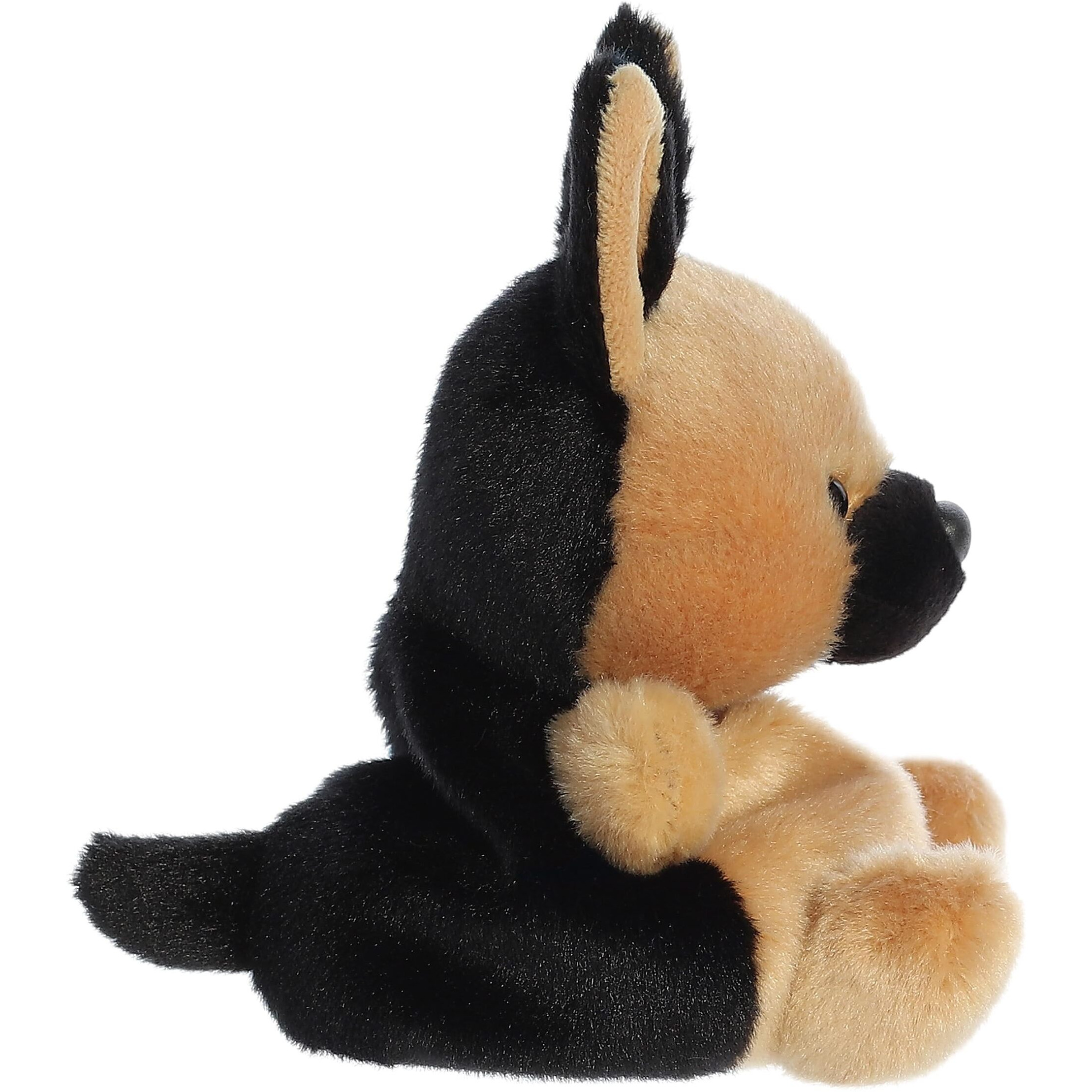 Aurora Adorable Palm Pals Hans German Shepherd Stuffed Animal - Pocket-Sized Play - Collectable Fun - Brown 5 Inches