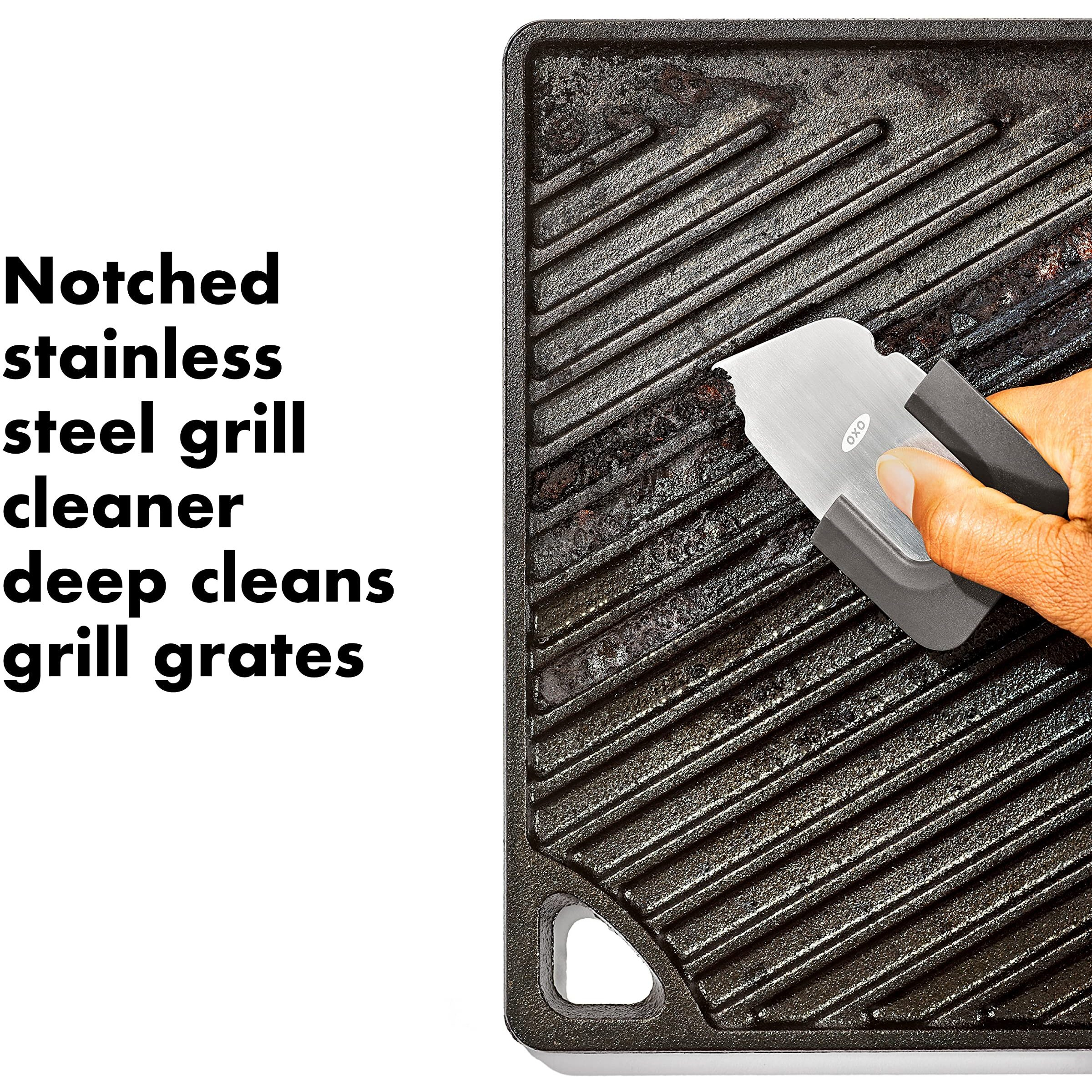 Oxo Outdoor Kitchen 3-In-1 Squeegee And Scraper Red/Grey