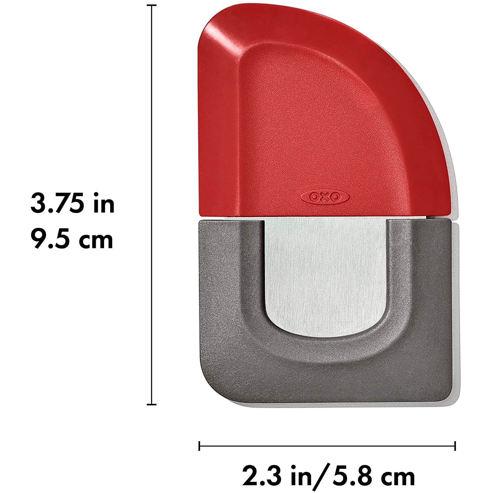 Oxo Outdoor Kitchen 3-In-1 Squeegee And Scraper Red/Grey